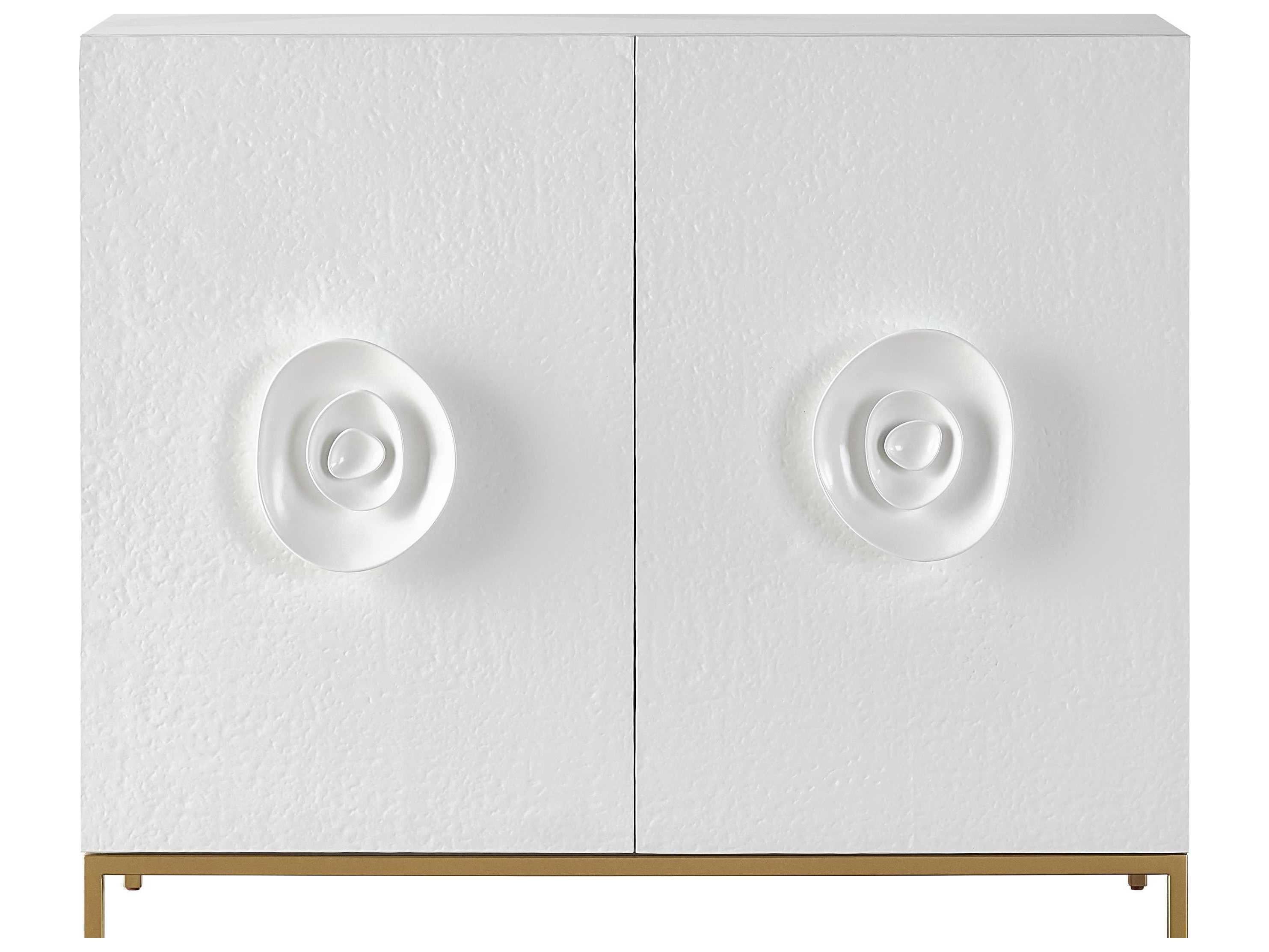 Universal Furniture Tranquility Glacier Milky Mushroom White Accent Chest