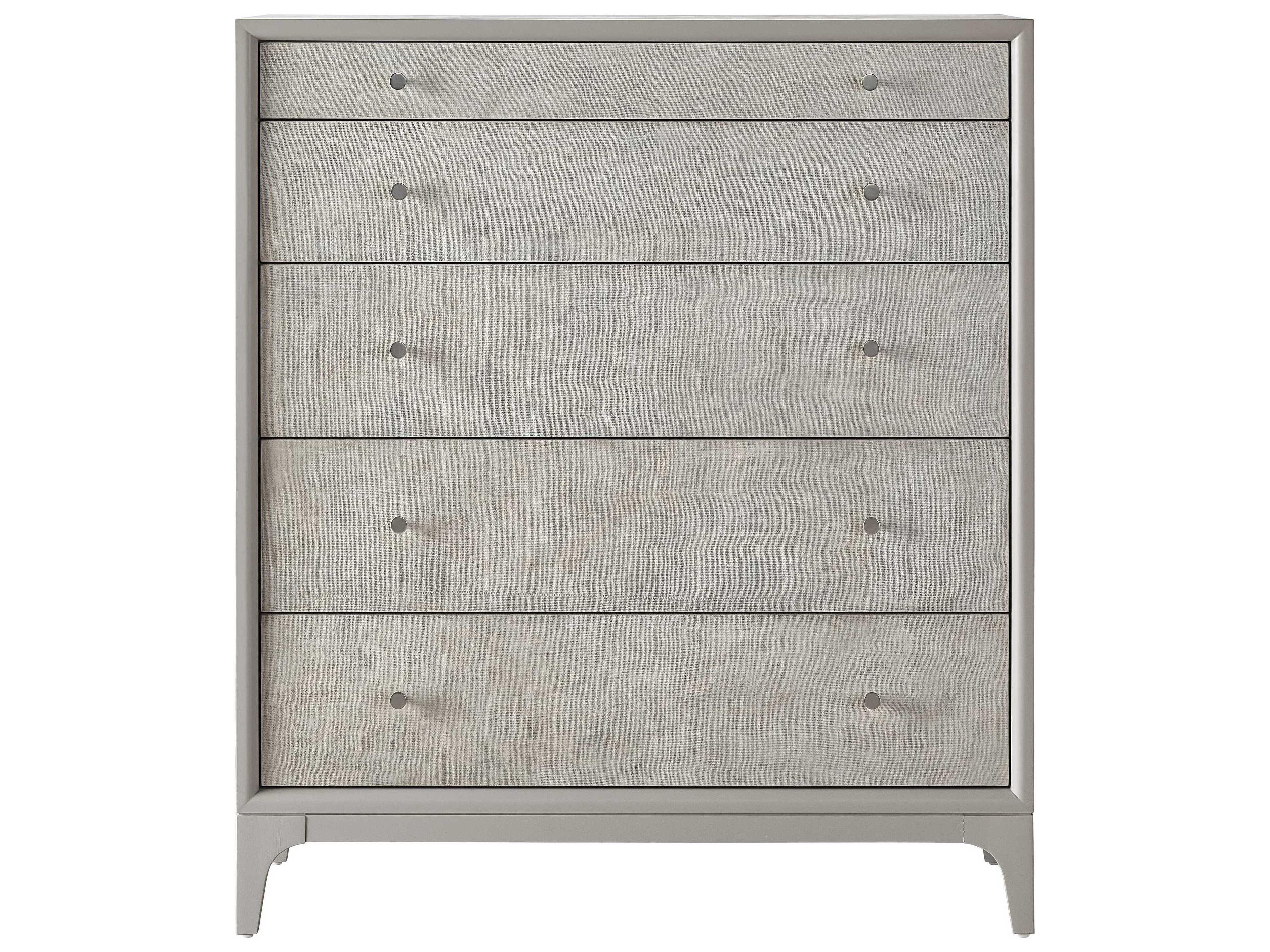Universal Furniture Tranquility 5-Drawers Aura Gray Accent Chest