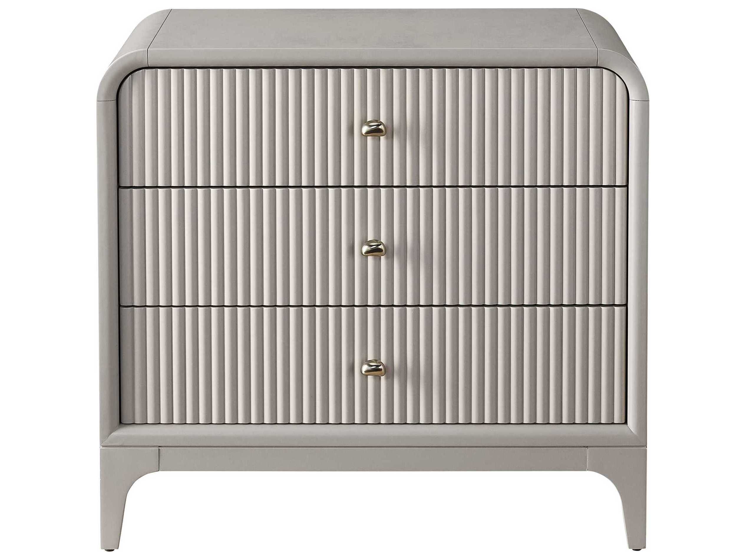 Universal Furniture Tranquility Elevation 3-Drawers Beige Nightstand