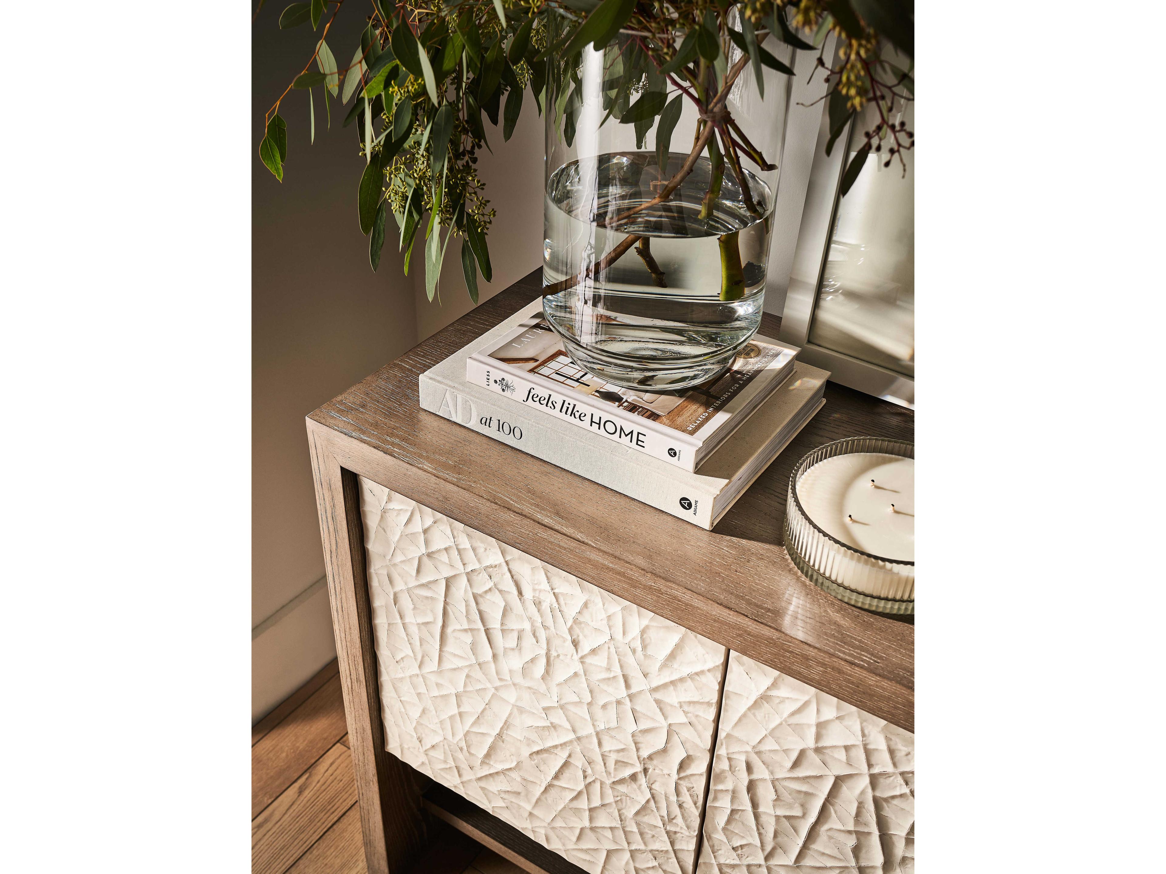 Universal Furniture Erinn V. x Universal San Roque 72" Oak Wood Weathered Media Console