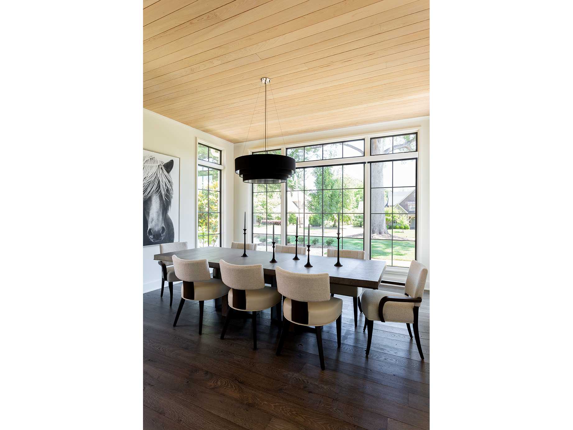 Universal Furniture Erinn V. x Universal Arcata White Upholstered Arm Dining Chair