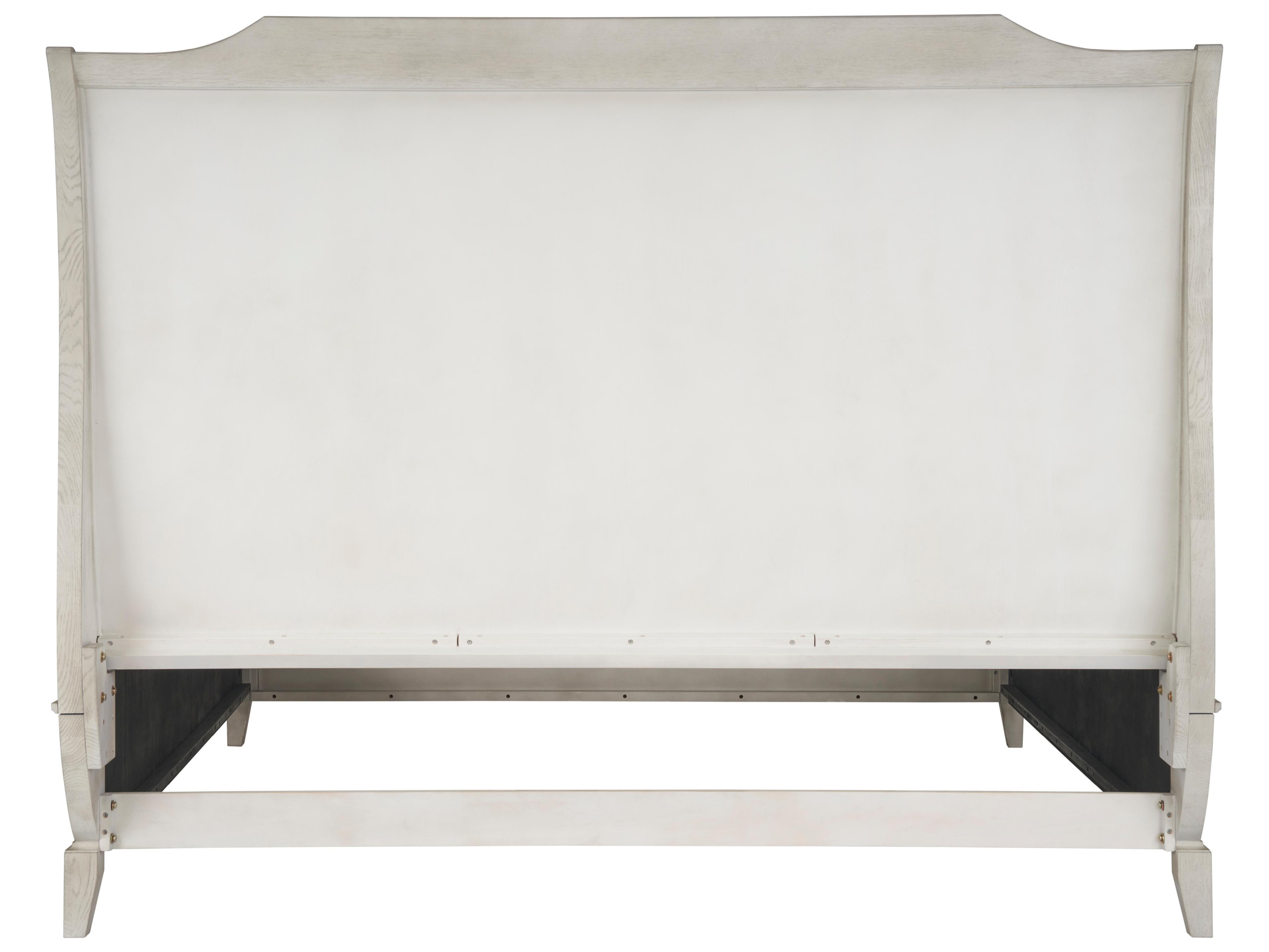 Universal Furniture Coalesce Rolling Fog Beige Wood King Sleigh Bed