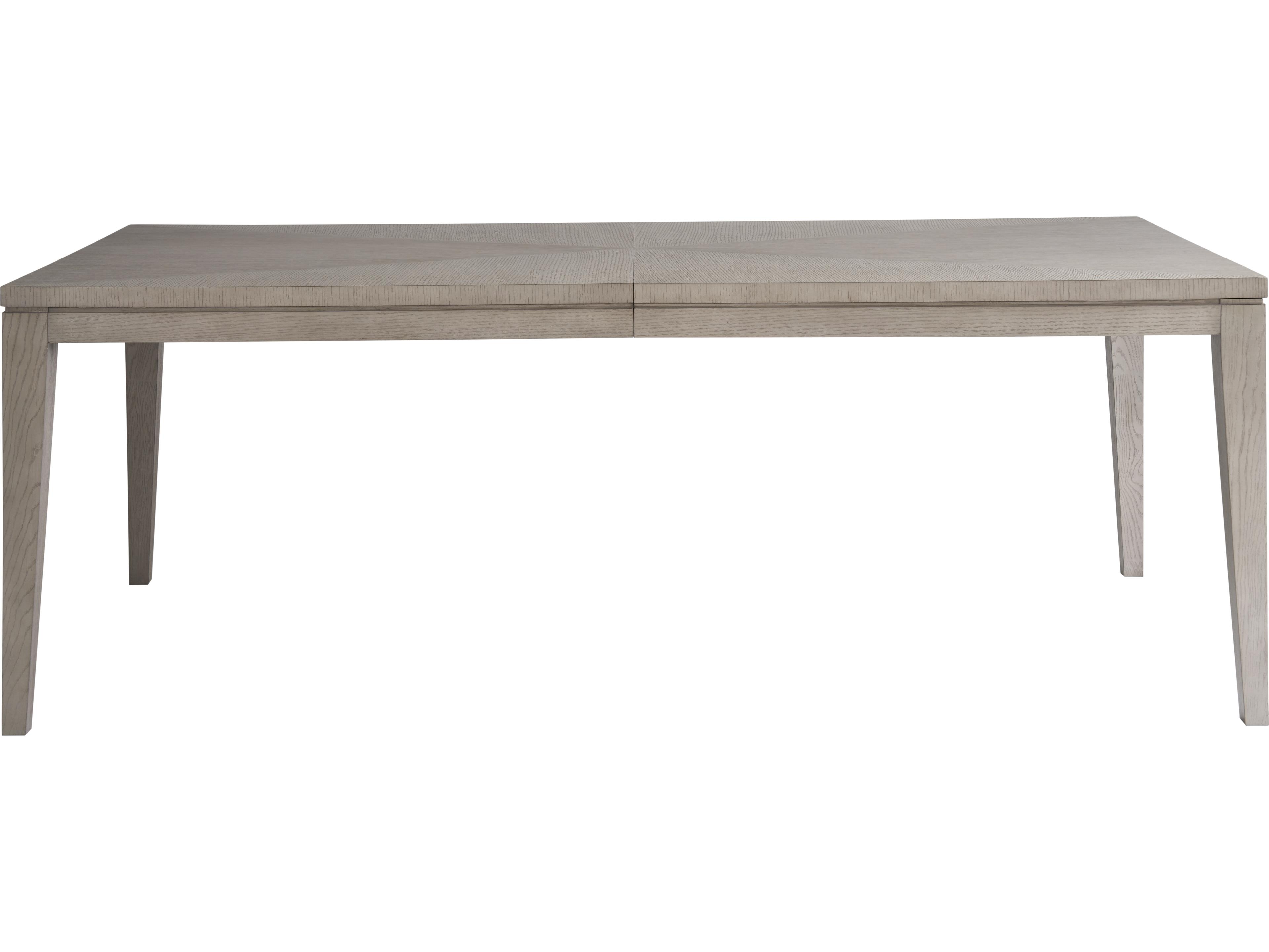 Universal Furniture Coalesce Extendable Rectangular Wood Rolling Fog Dining Table