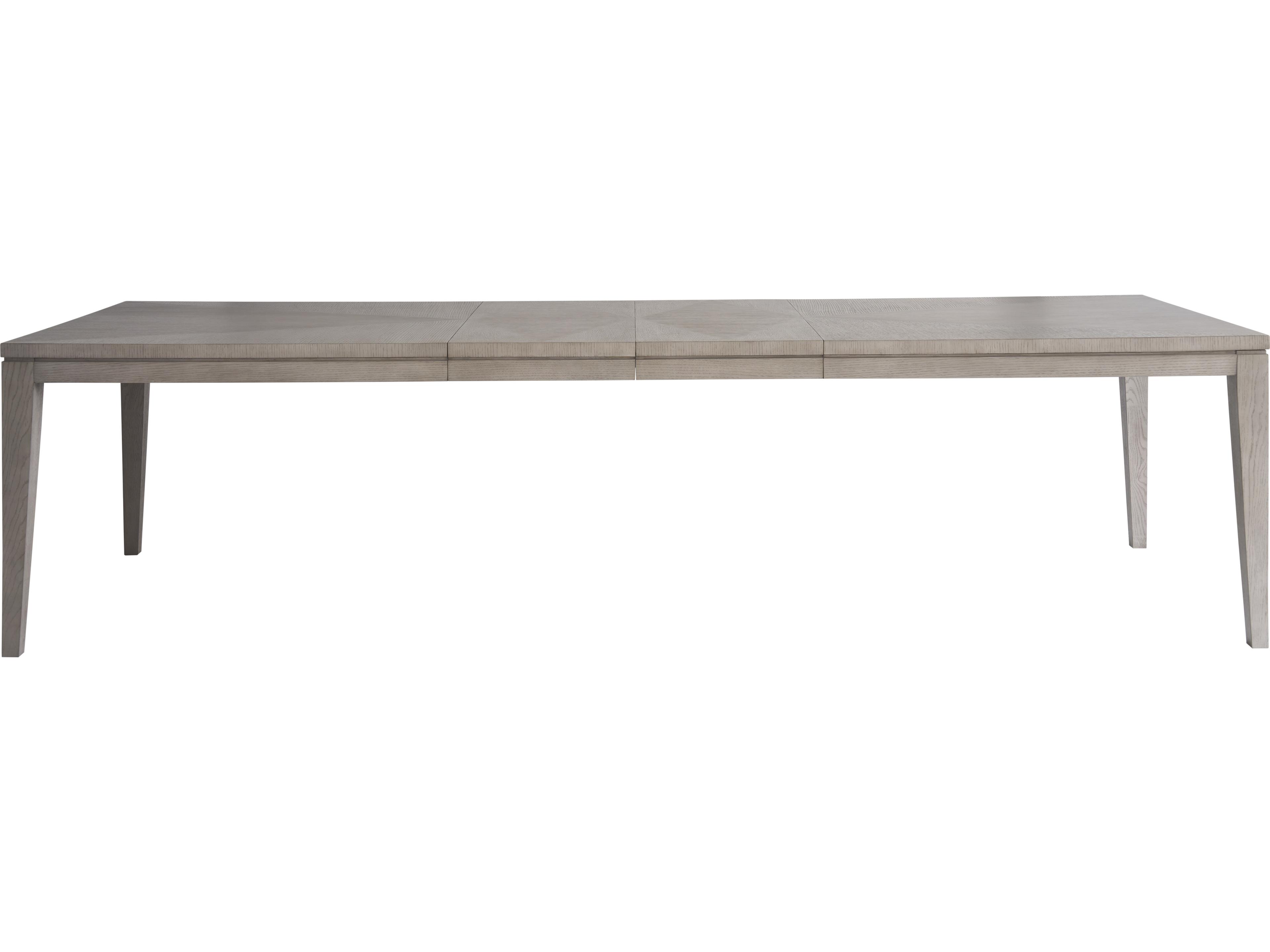 Universal Furniture Coalesce Extendable Rectangular Wood Rolling Fog Dining Table