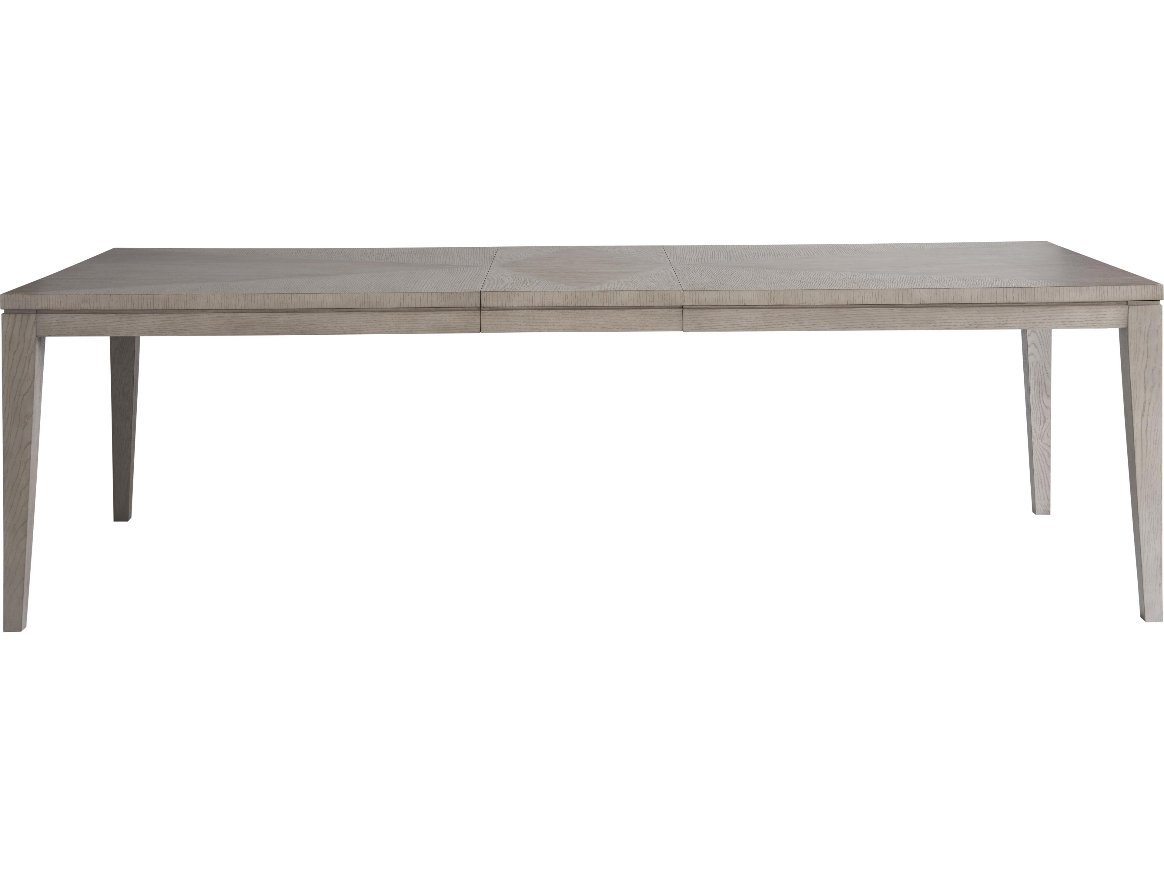 Universal Furniture Coalesce Extendable Rectangular Wood Rolling Fog Dining Table