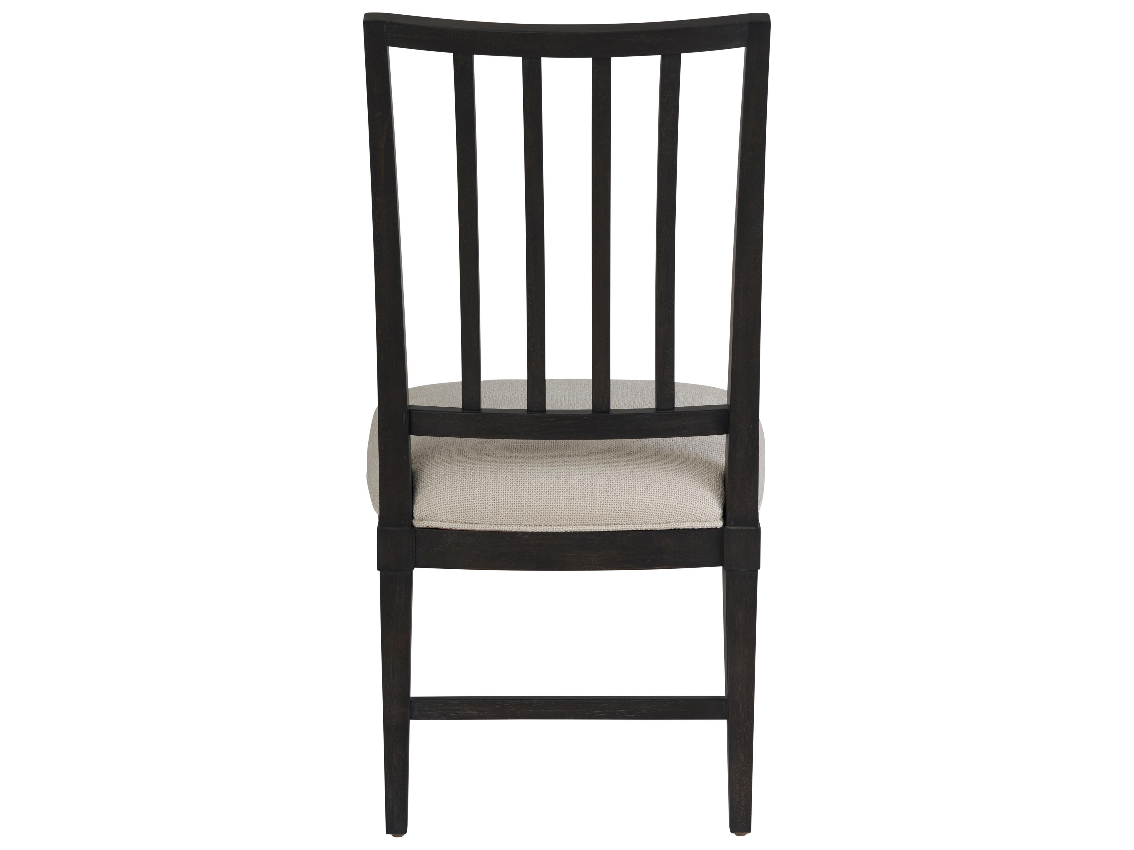 Universal Furniture Coalesce Fabric Oak Wood Gray Upholstered Side Dining Chair