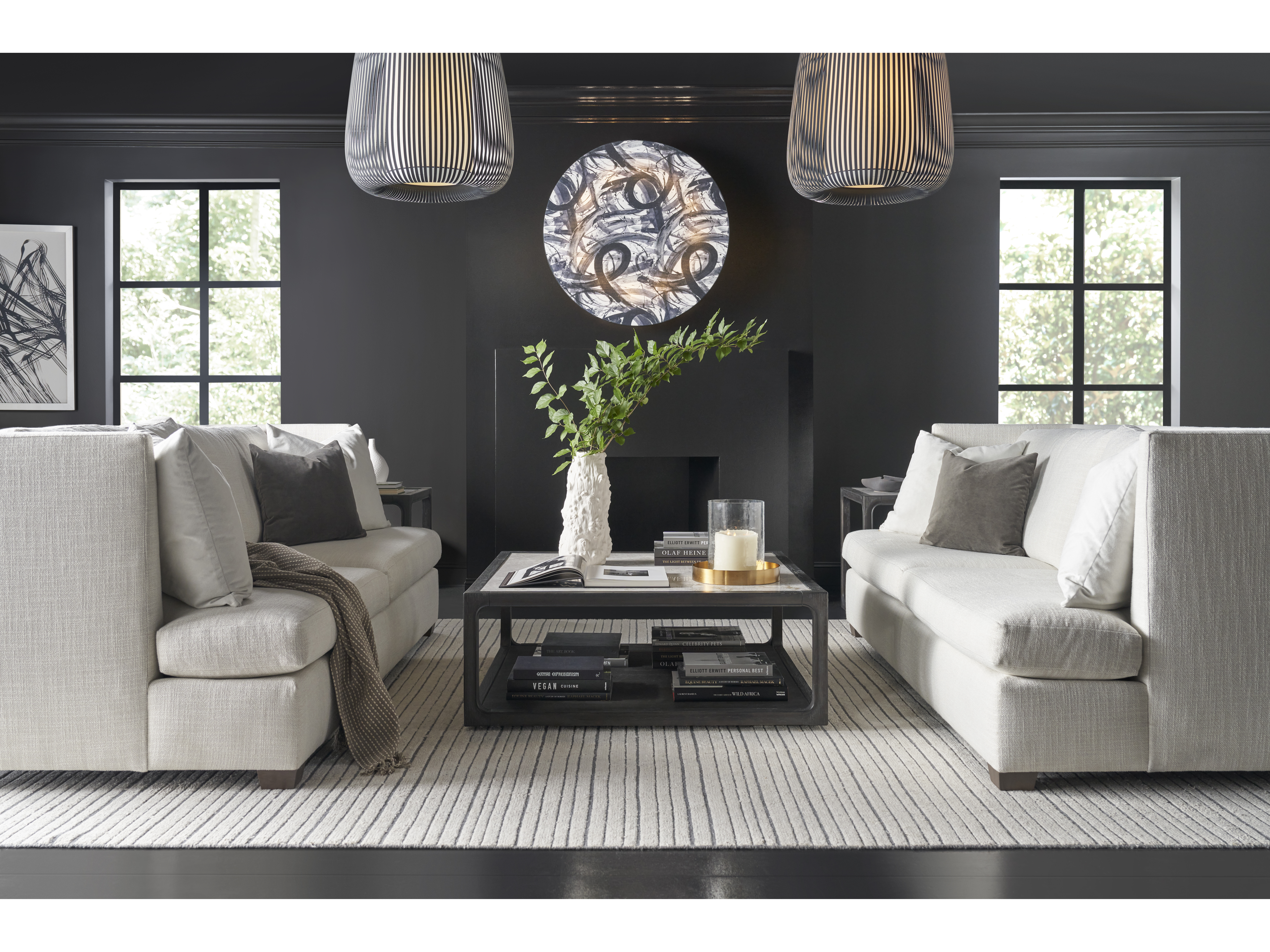 Universal Furniture Coalesce Halen Square Stone Ravenwood Coffee Table