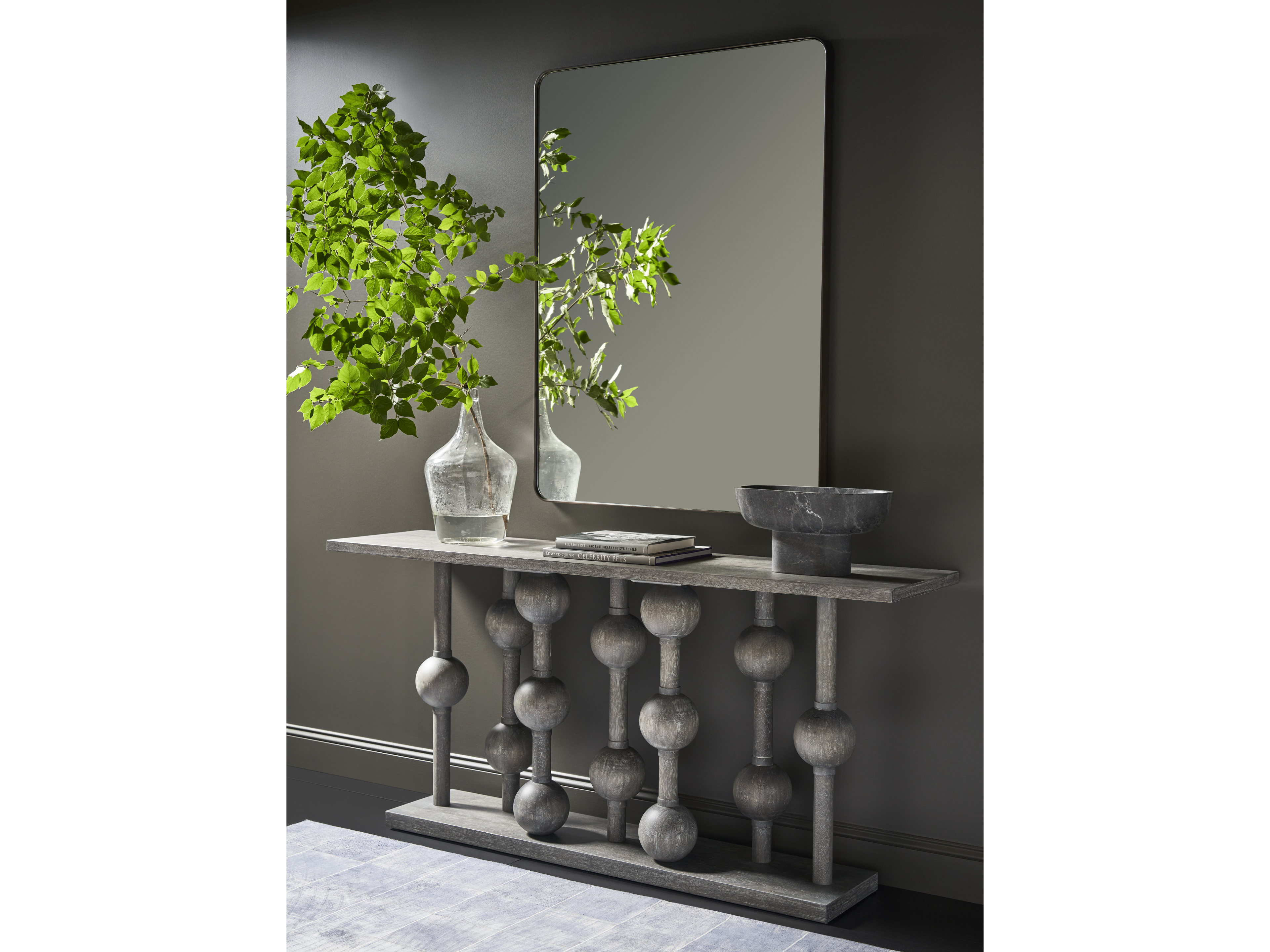 Universal Furniture Coalesce Foxglove Rectangular Wood Dusk Console Table