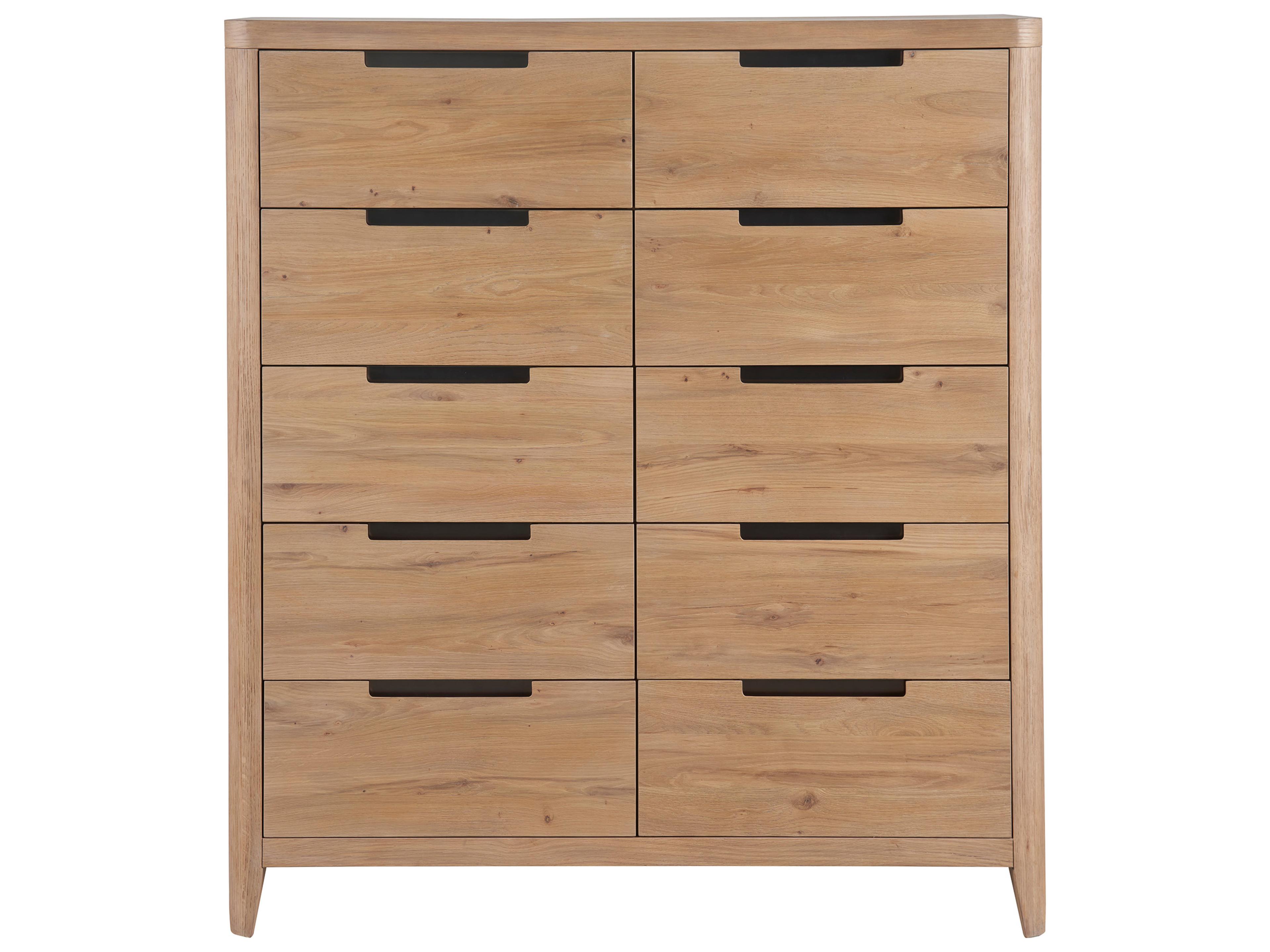 Universal Furniture Modern Organic Natural Oak Walker Drawer Chest