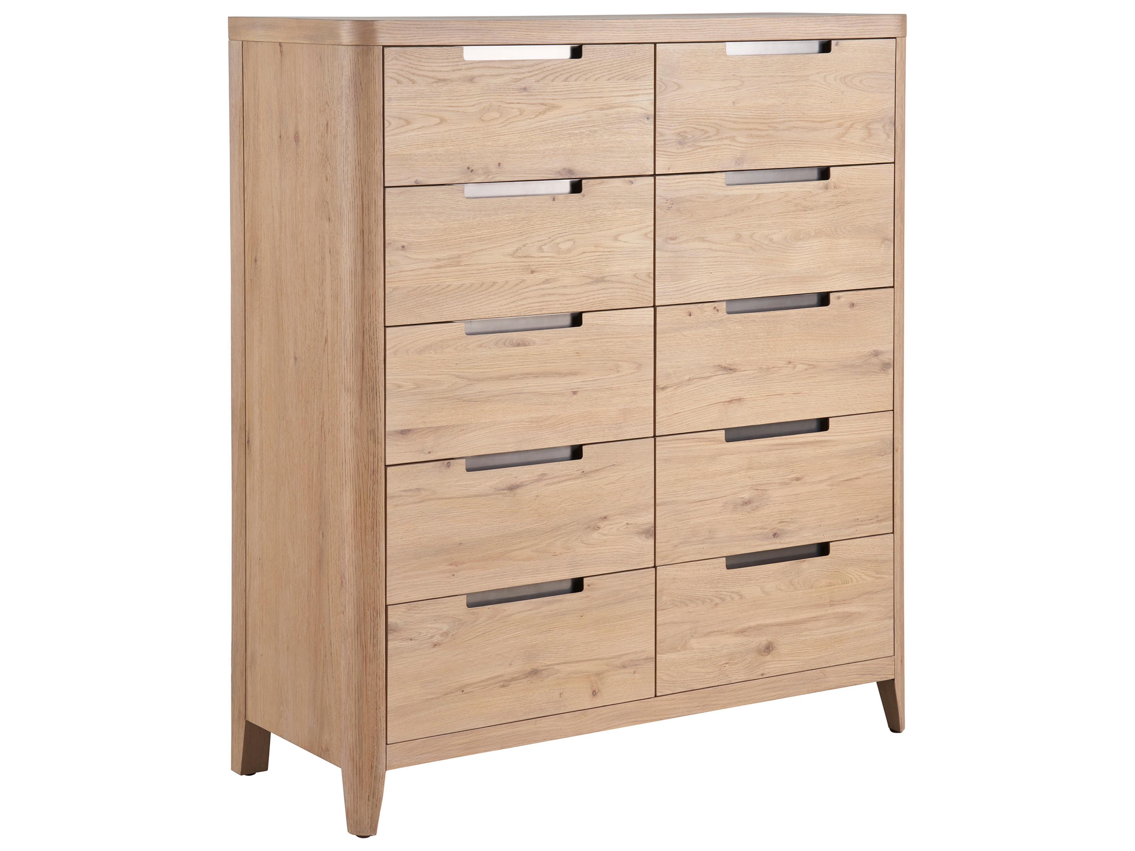 Universal Furniture Modern Organic Natural Oak Walker Drawer Chest