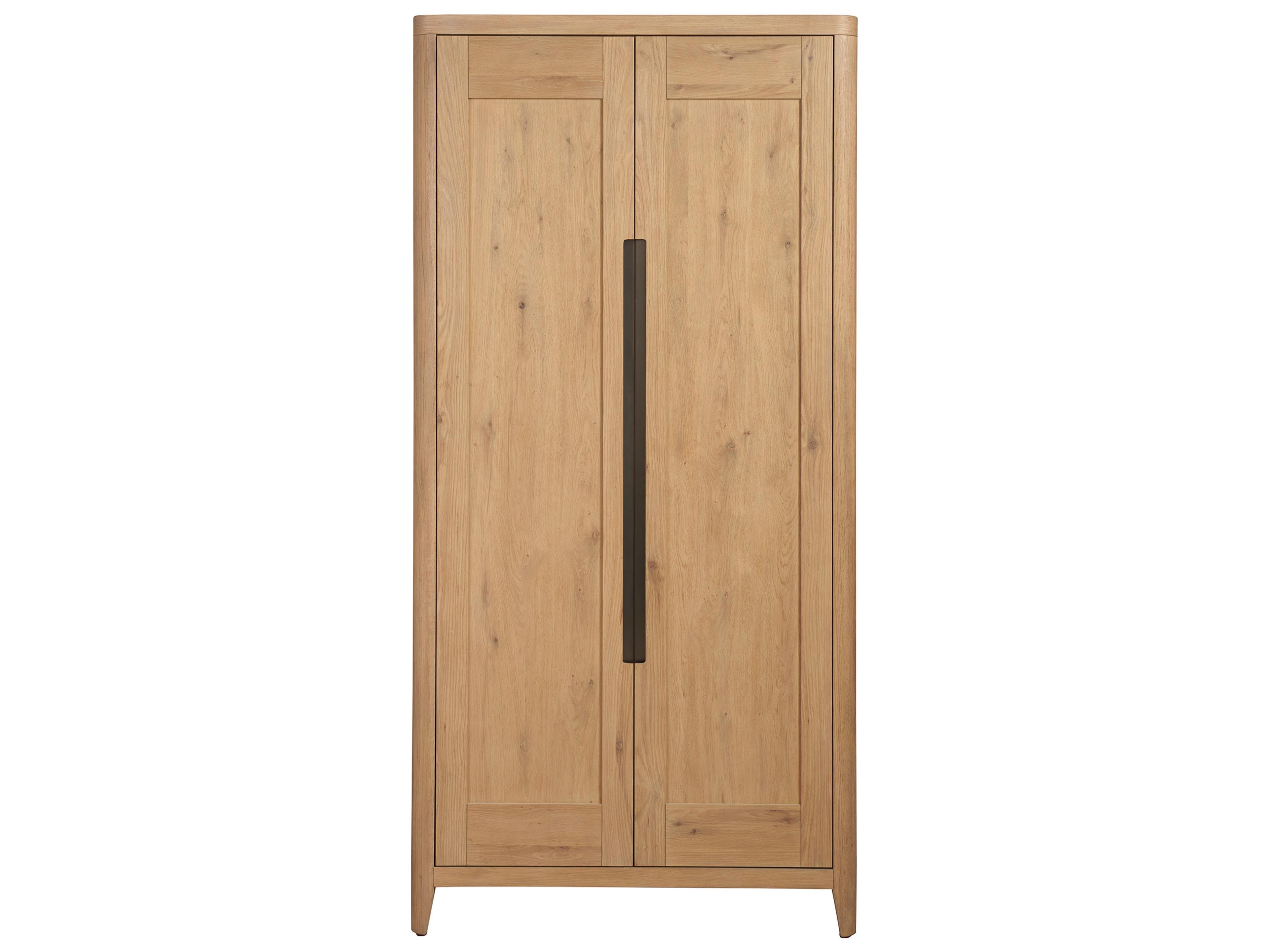 Universal Furniture Modern Organic Natural Oak Walker Wardrobe