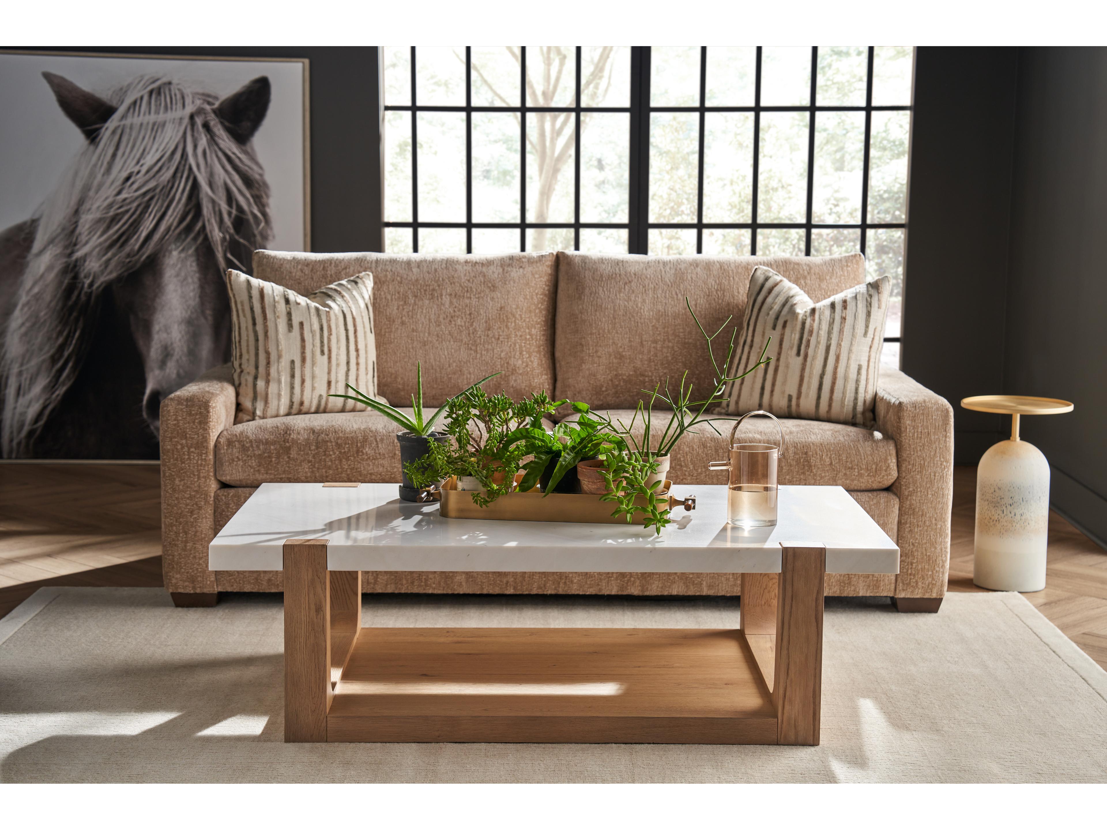 Universal Furniture Modern Organic Natural Oak Ellis Cocktail Table