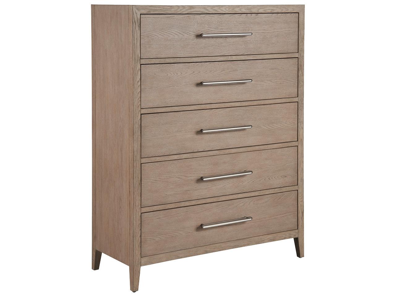 Universal Furniture Modern Gray Oak Cove Drawer Chest