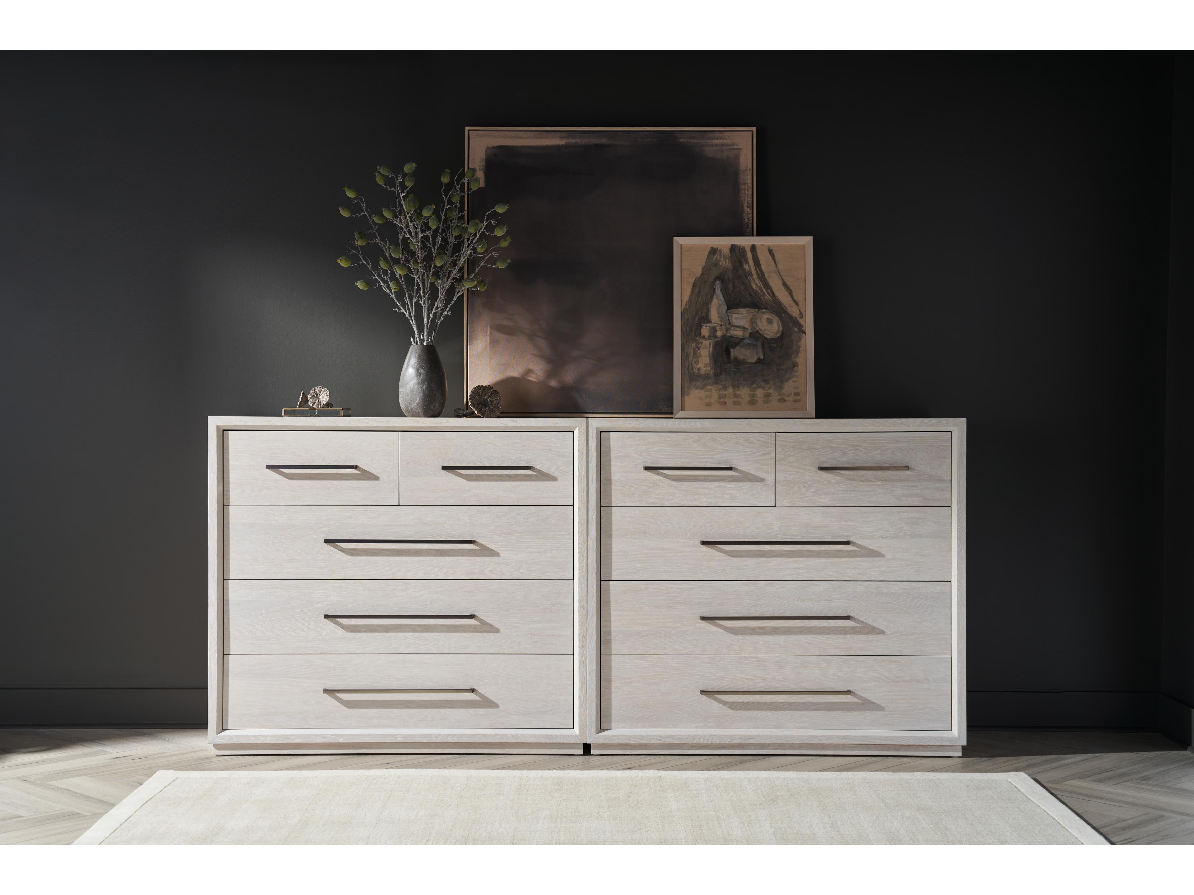 Universal Furniture Modern White Oak Astrid Drawer Chest