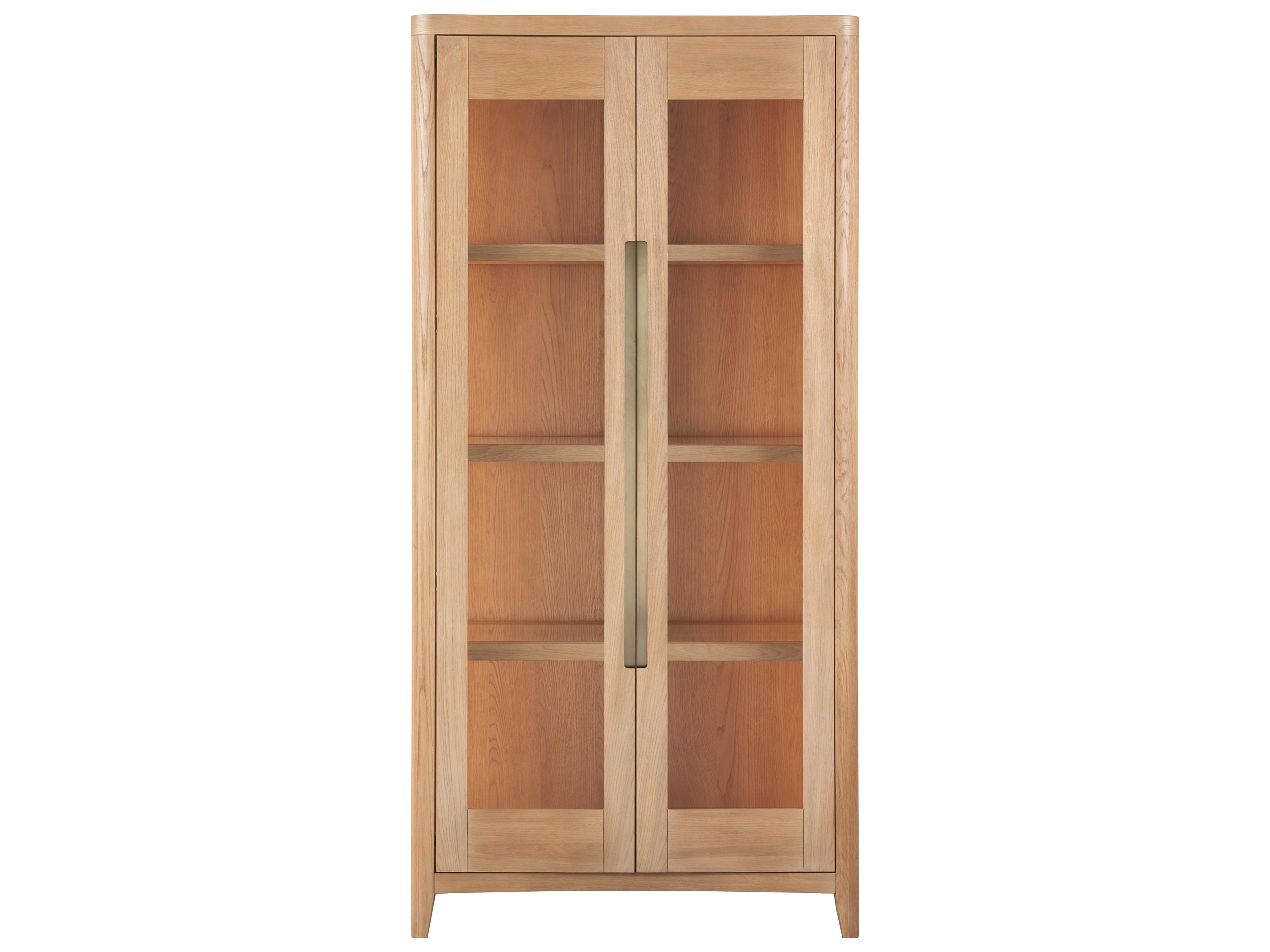 Universal Furniture Modern Natural Oak Zella Display Cabinet
