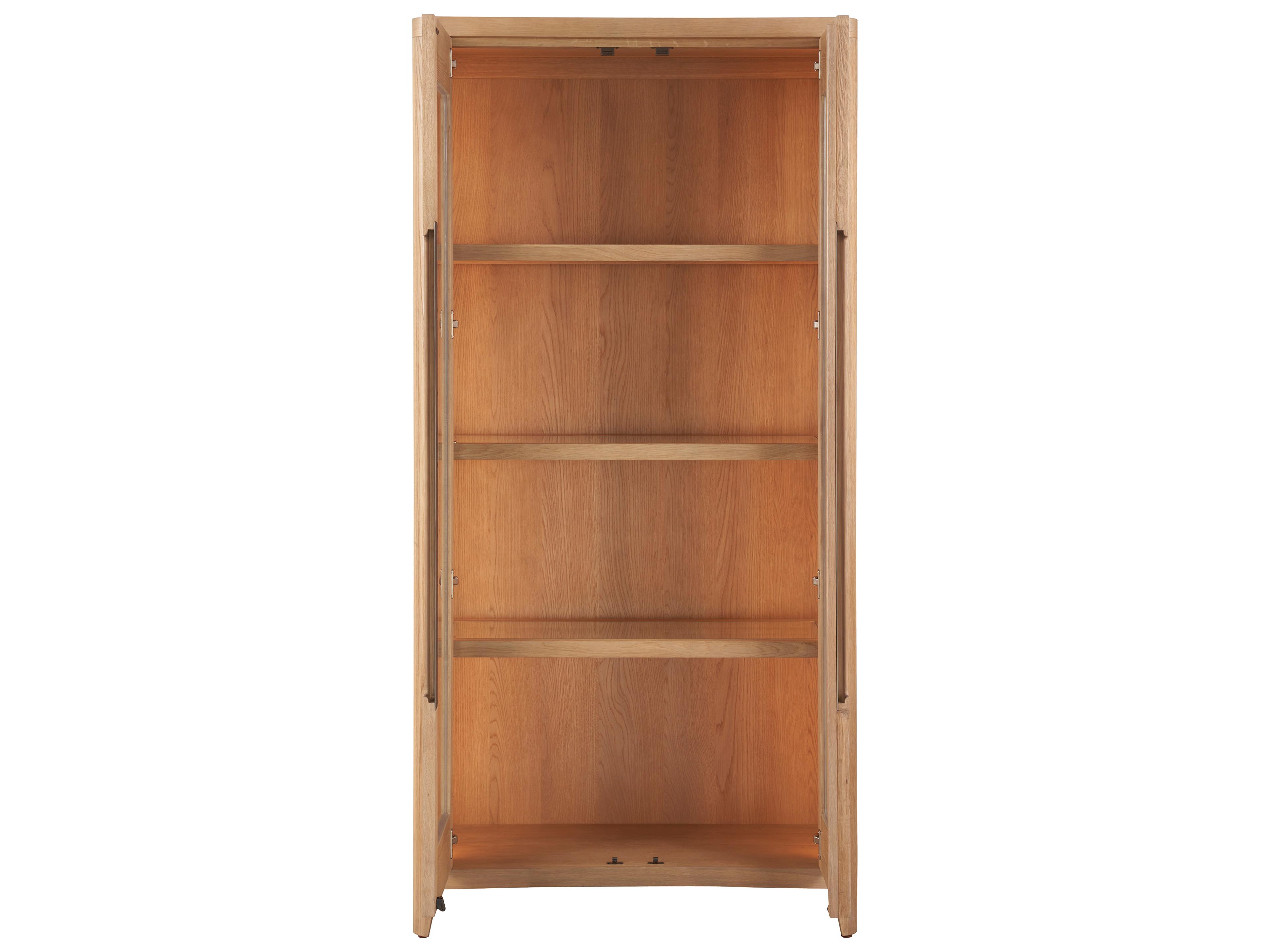 Universal Furniture Modern Natural Oak Zella Display Cabinet