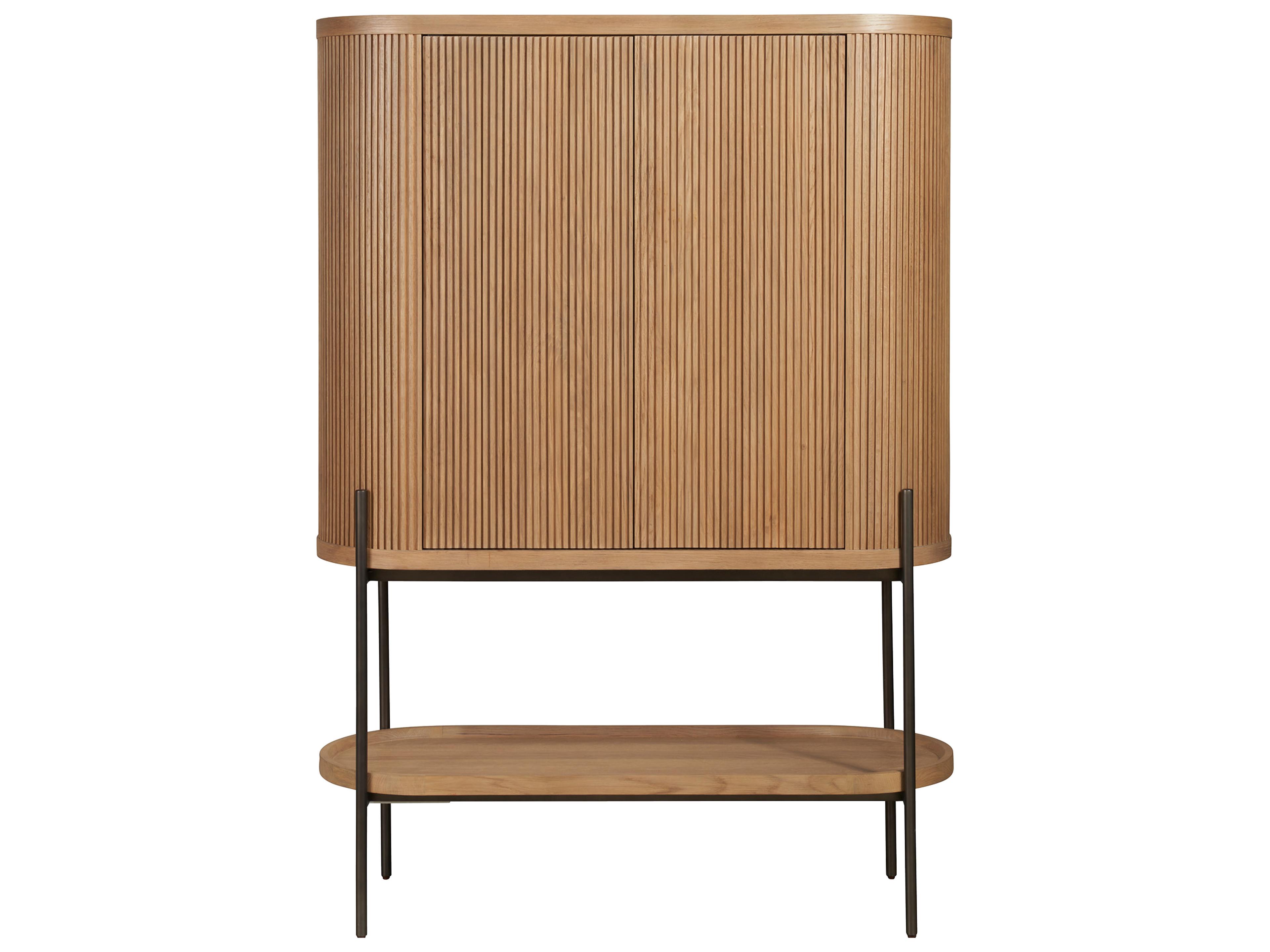 Universal Furniture Modern Natural Oak Linnea Bar Cabinet