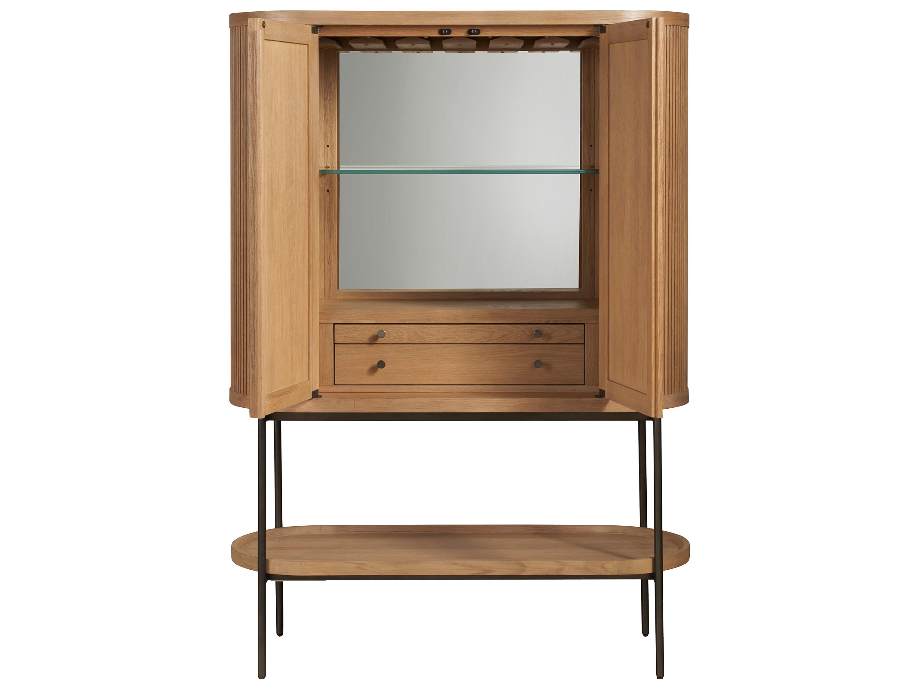 Universal Furniture Modern Natural Oak Linnea Bar Cabinet