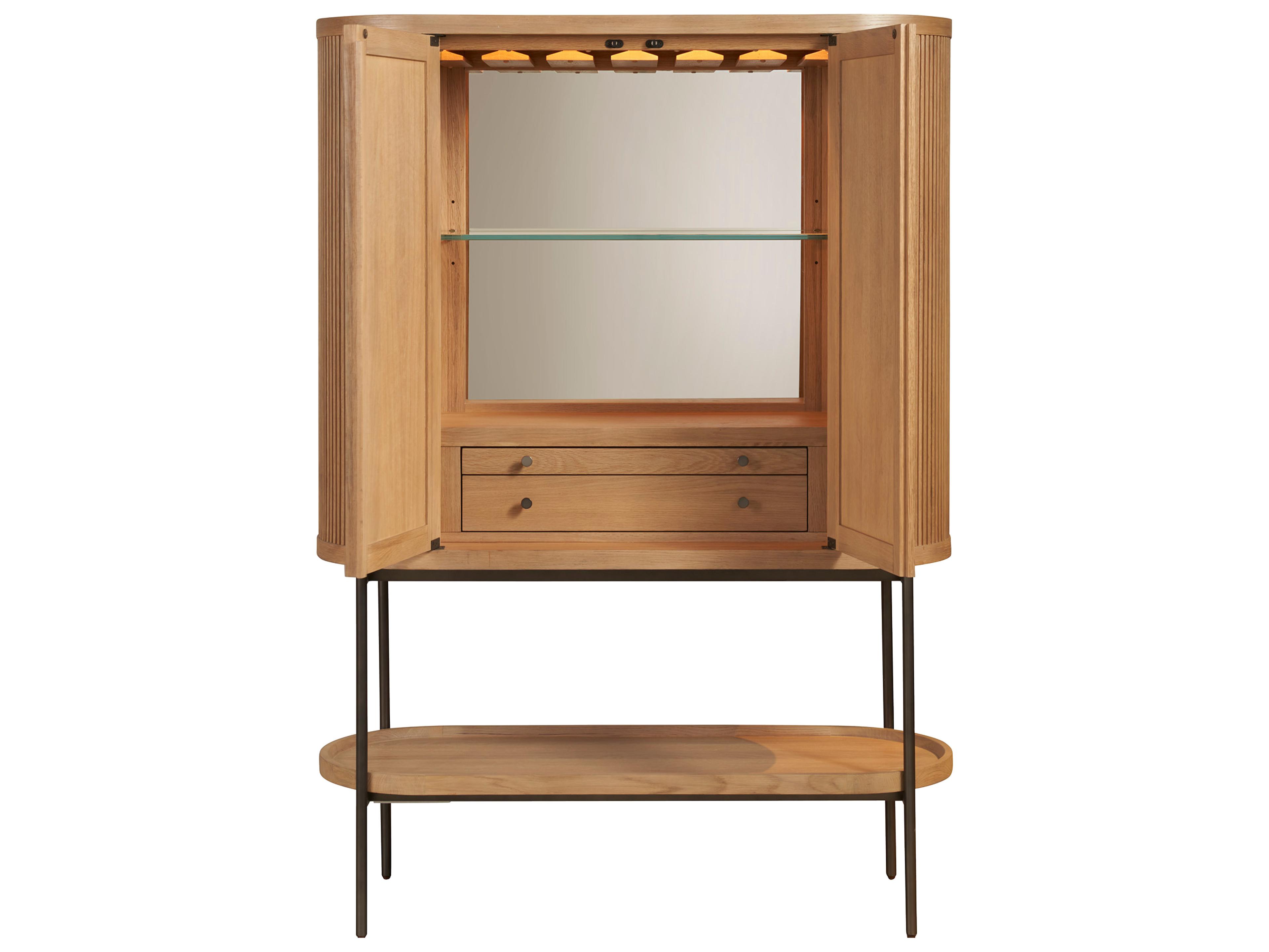 Universal Furniture Modern Natural Oak Linnea Bar Cabinet