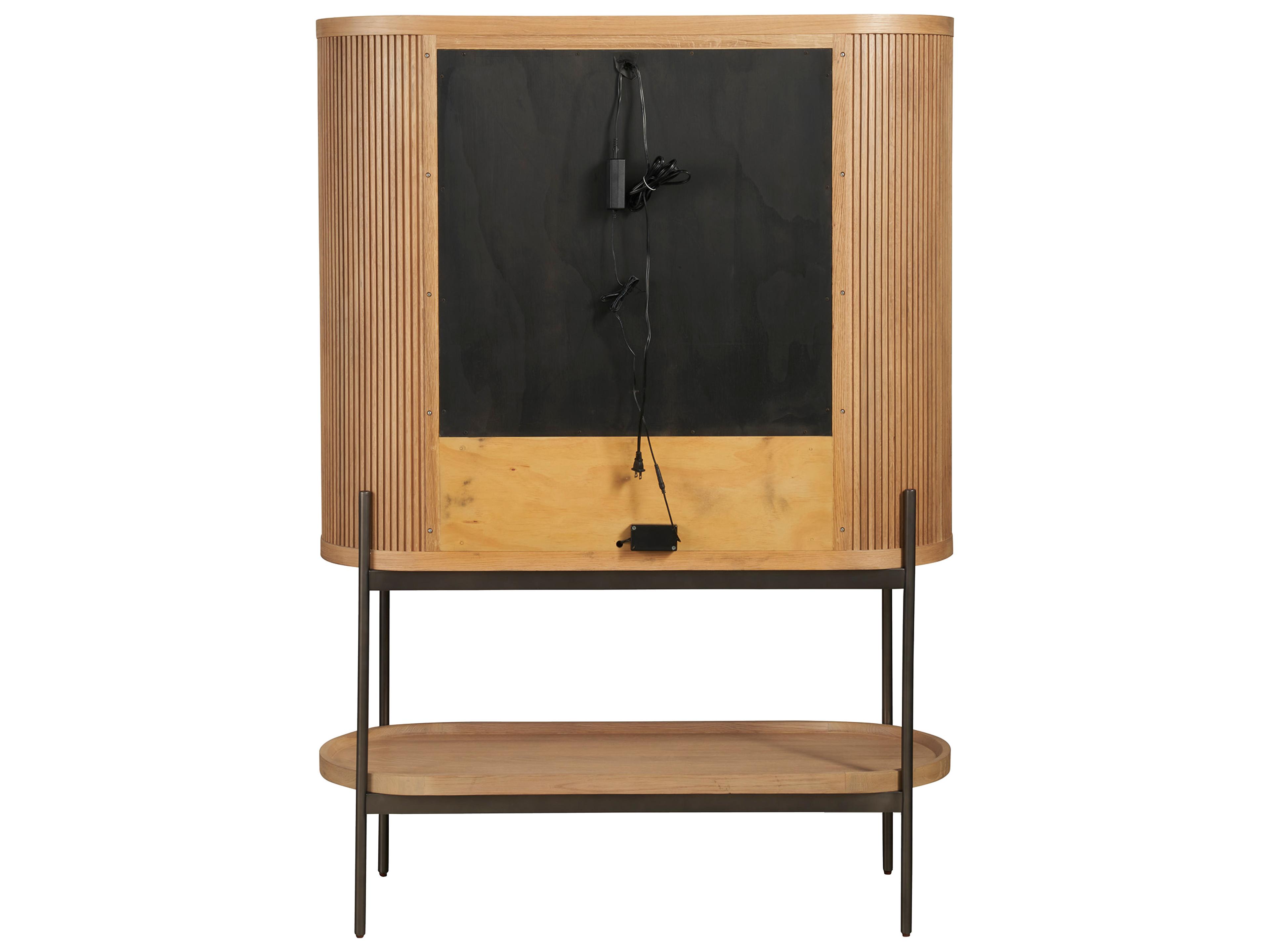 Universal Furniture Modern Natural Oak Linnea Bar Cabinet