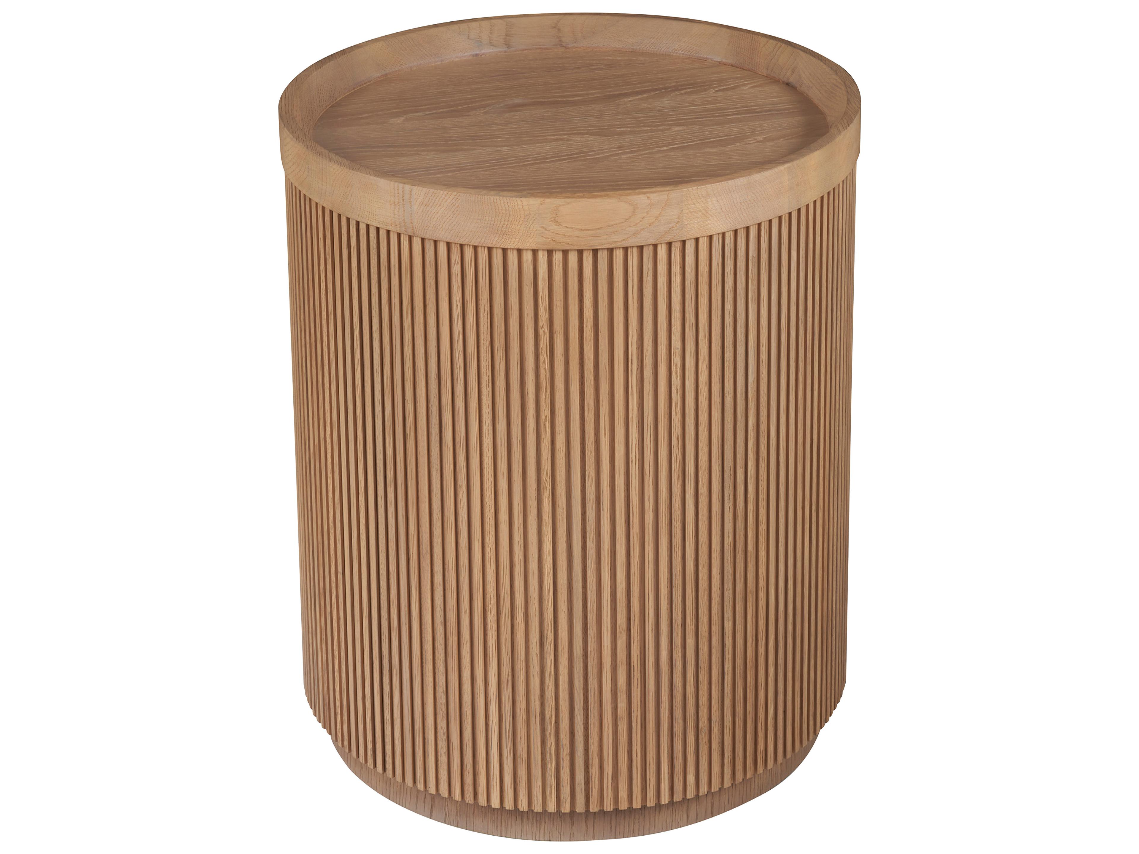 Universal Furniture Modern Natural Oak Lumi Side Table
