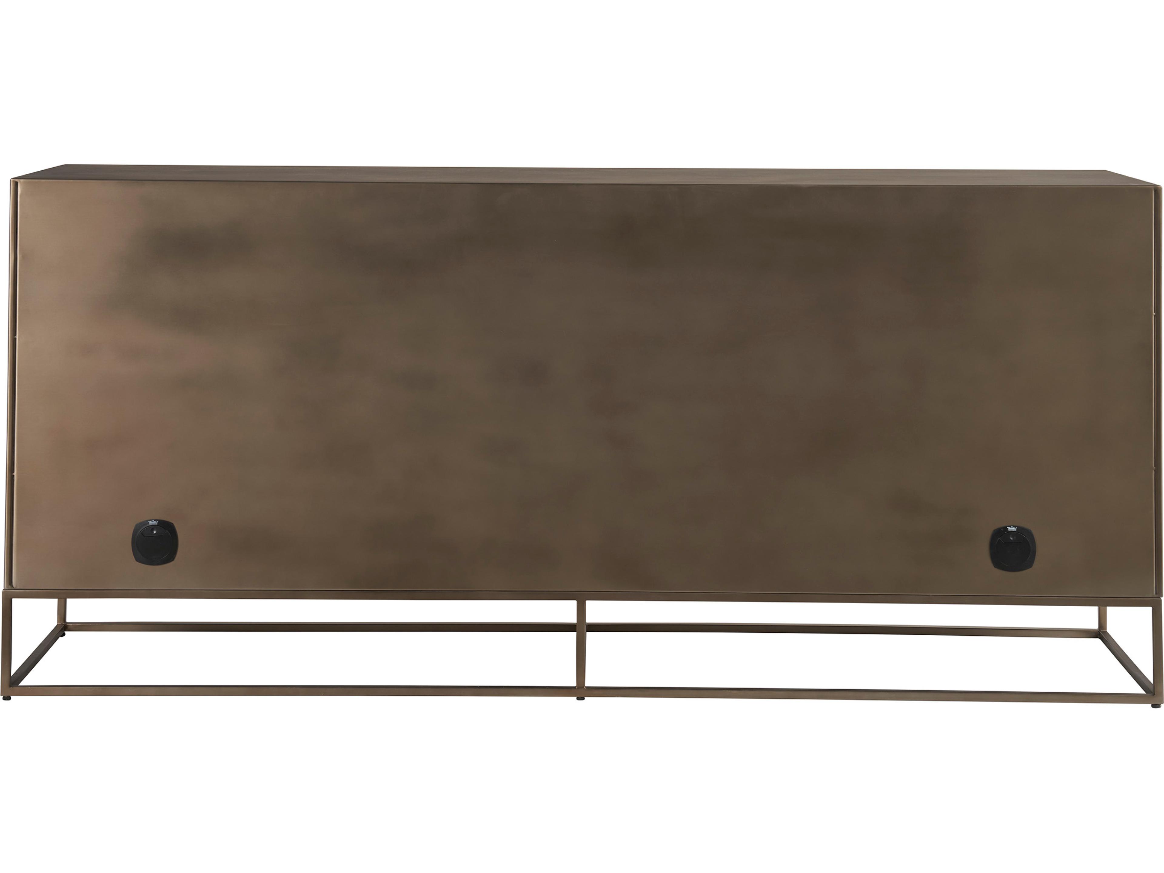 Universal Furniture Modern Aged Brass 76" Fusion Credenza