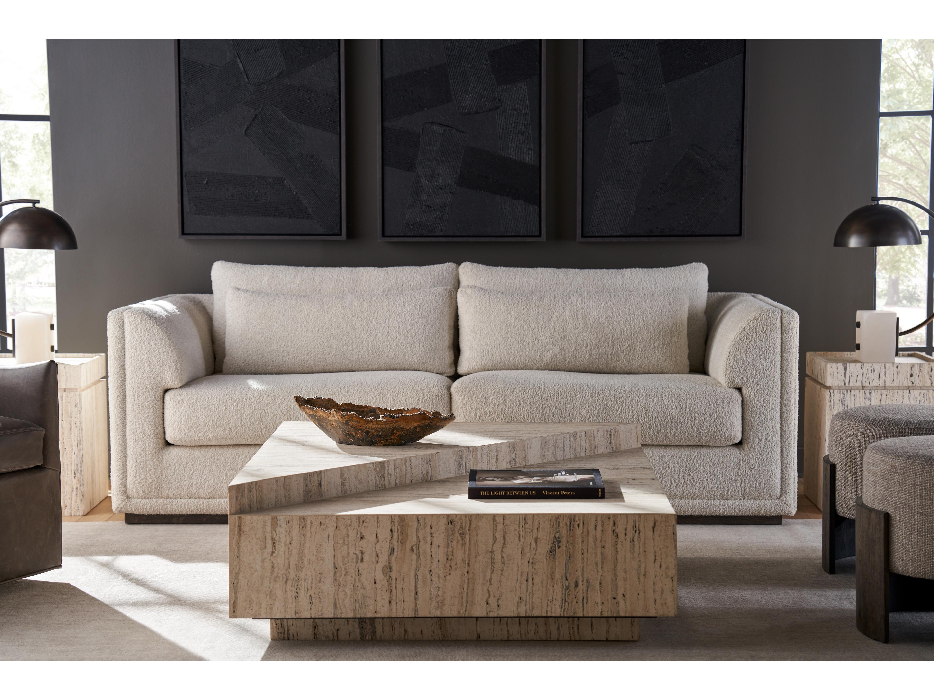 Universal Furniture Theo Beige Upholstered Sofa