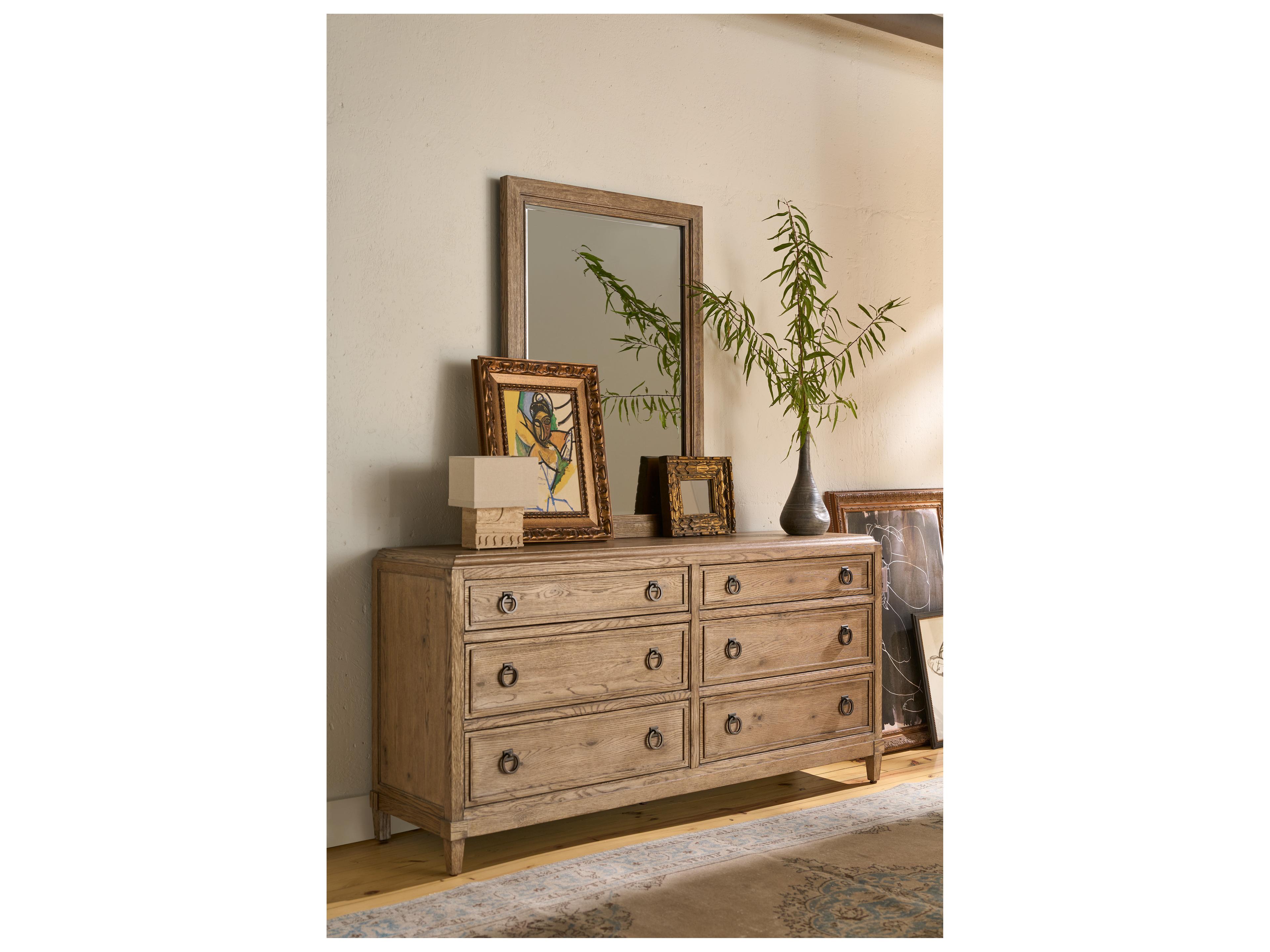 Universal Furniture Griffith Park 6-Drawers Brown Double Dresser