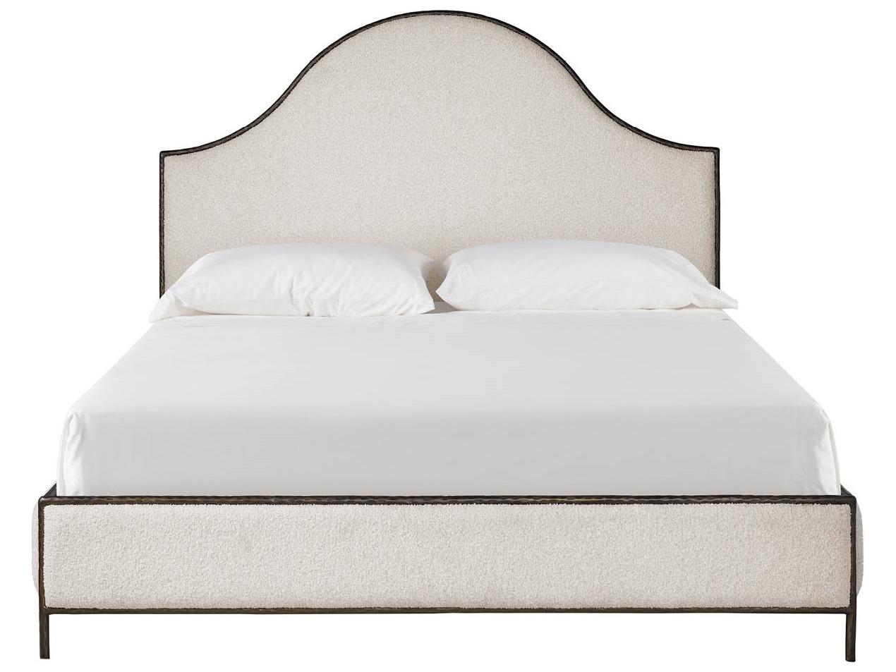 Universal Furniture Griffith Park White Upholstered King Platform Bed