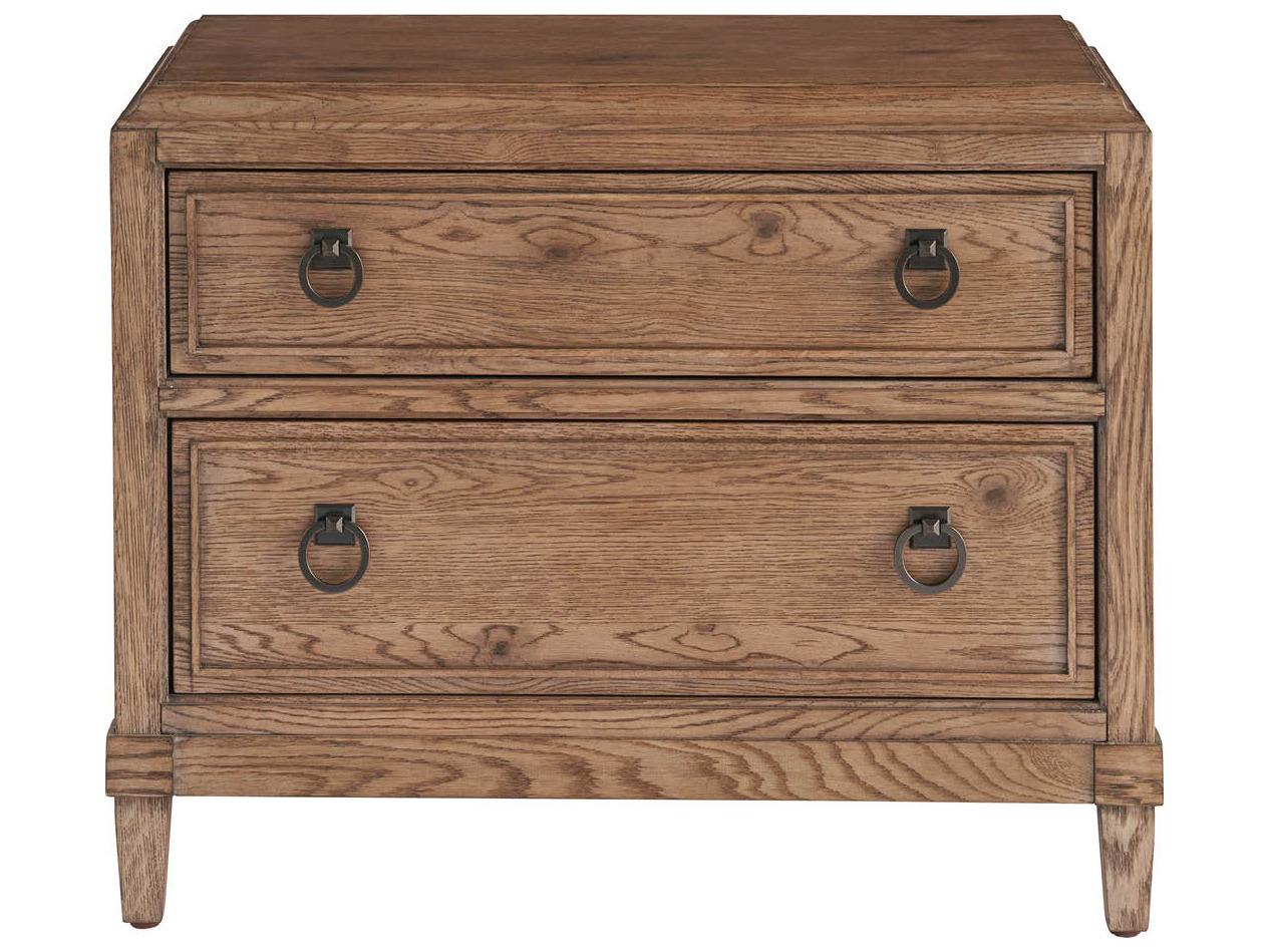 Universal Furniture Griffith Park 2-Drawers Natural Nightstand