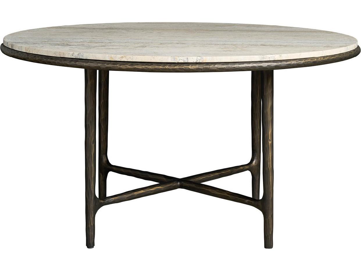 Universal Furniture Griffith Park Round Stone Dining Table