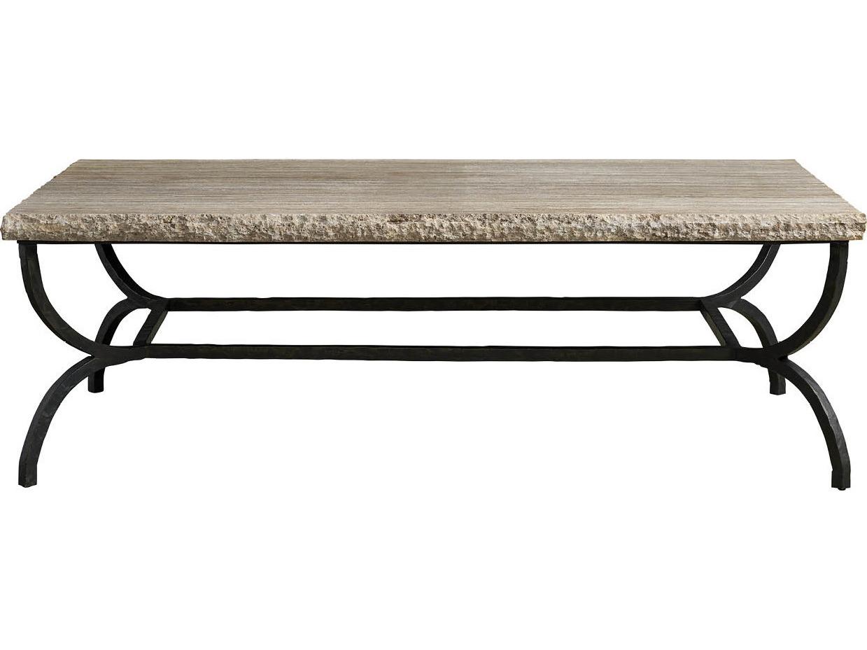 Universal Furniture Griffith Park Rectangular Stone Coffee Table