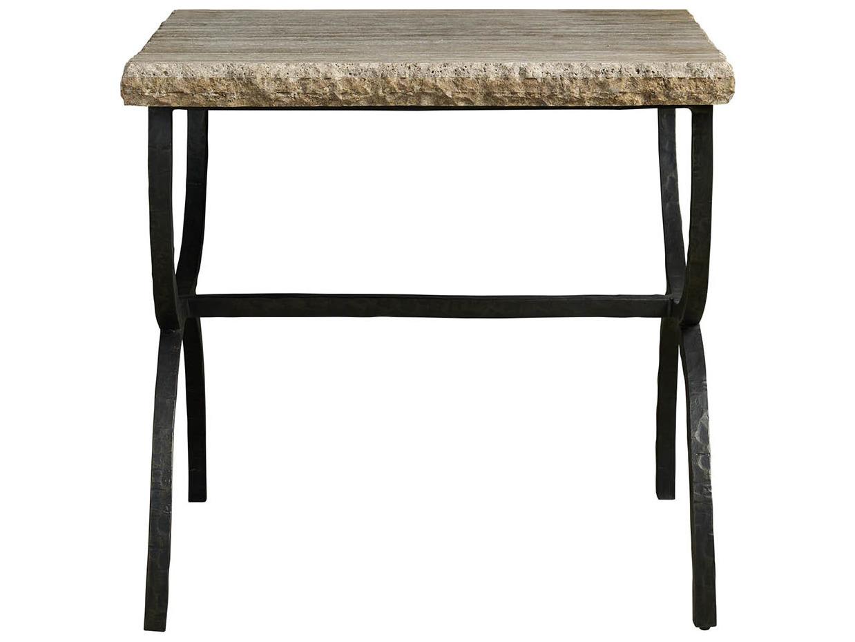 Universal Furniture Griffith Park Rectangular Stone End Table