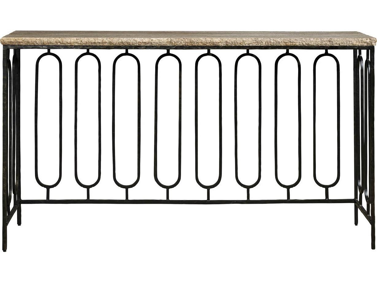 Universal Furniture Griffith Park Rectangular Stone Console Table