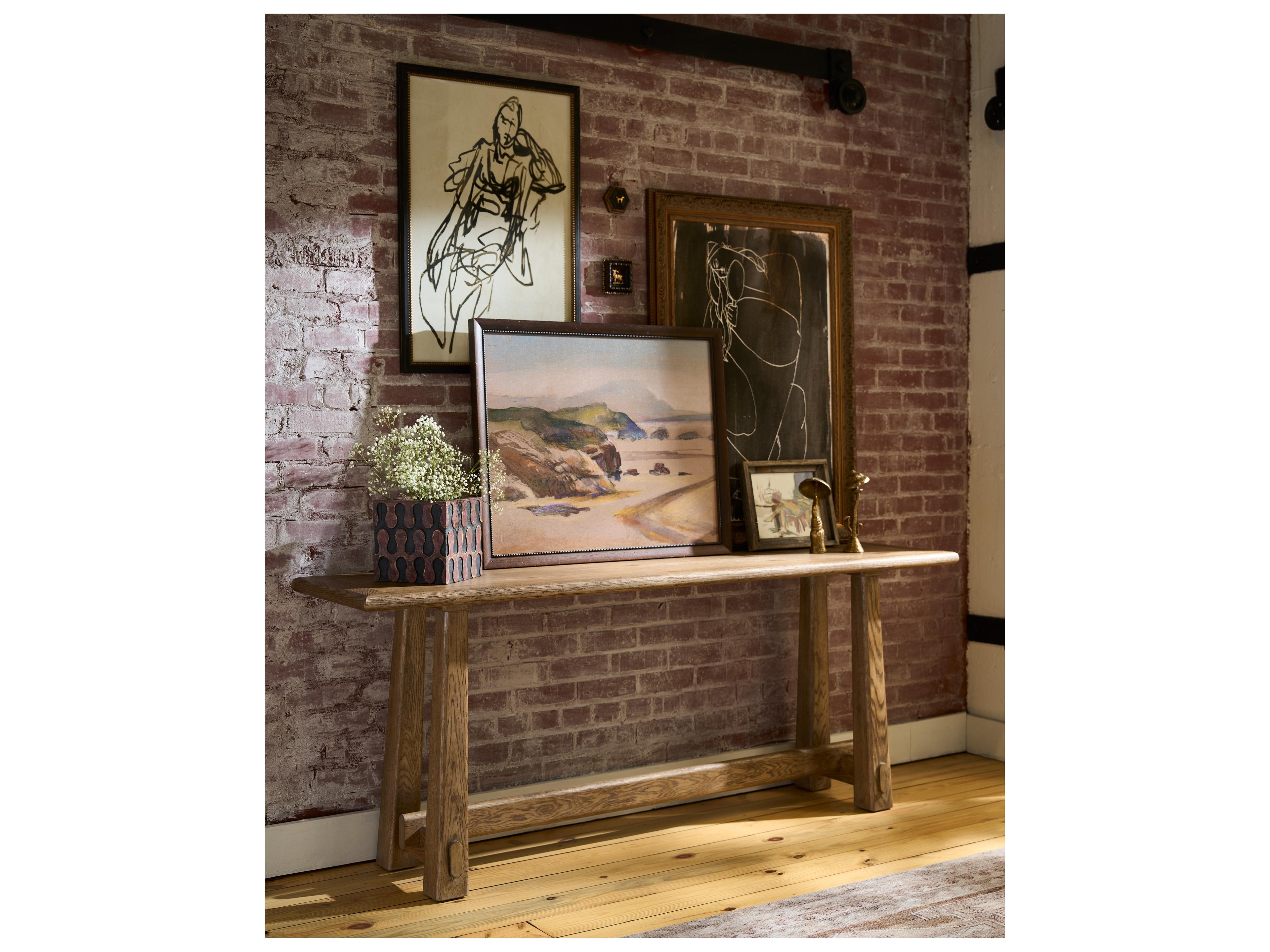 Universal Furniture Griffith Park Rectangular Wood Console Table