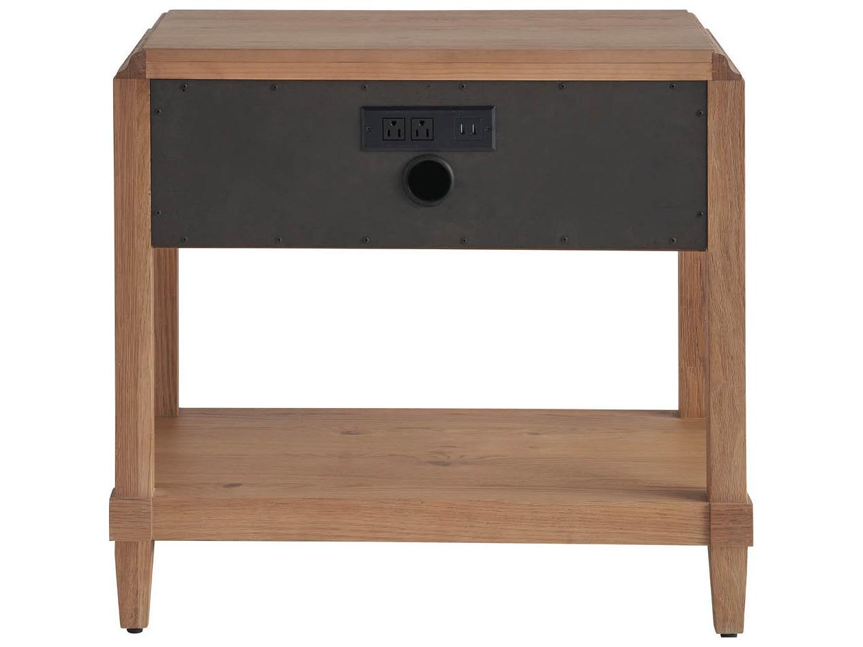 Universal Furniture Griffith Park 1-Drawer Natural Nightstand