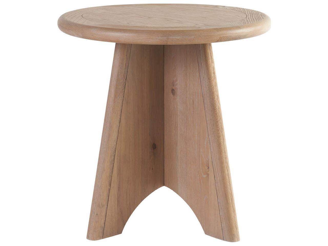 Universal Furniture Griffith Park Round Wood End Table