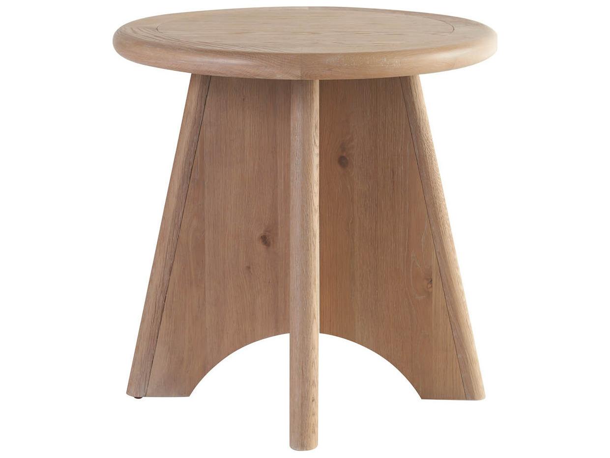 Universal Furniture Griffith Park Round Wood End Table