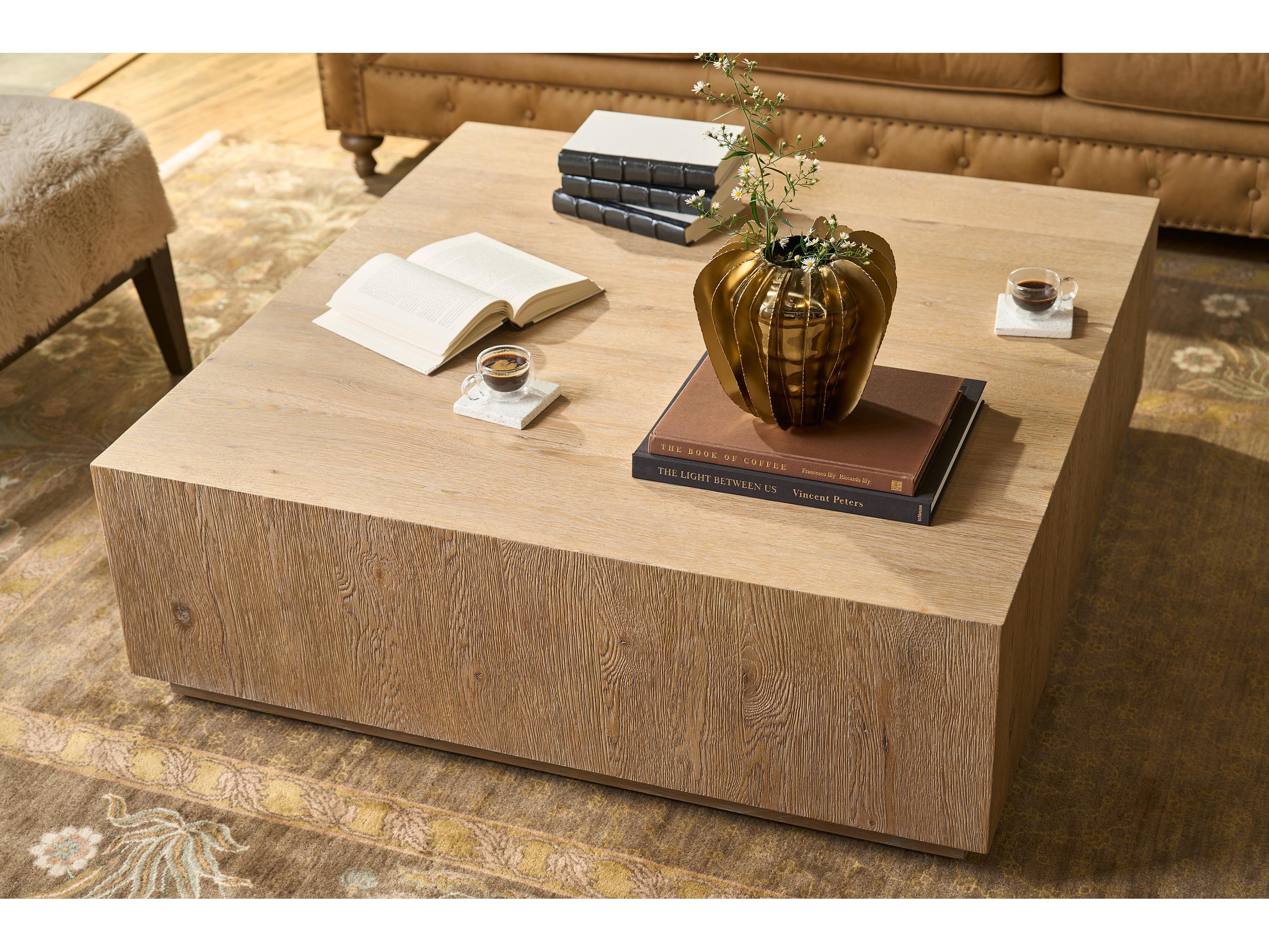 Universal Furniture Griffith Park Square Wood Coffee Table