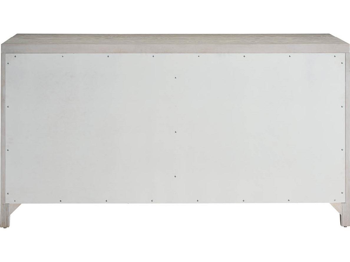 Universal Furniture Avaline 6-Drawers White Double Dresser