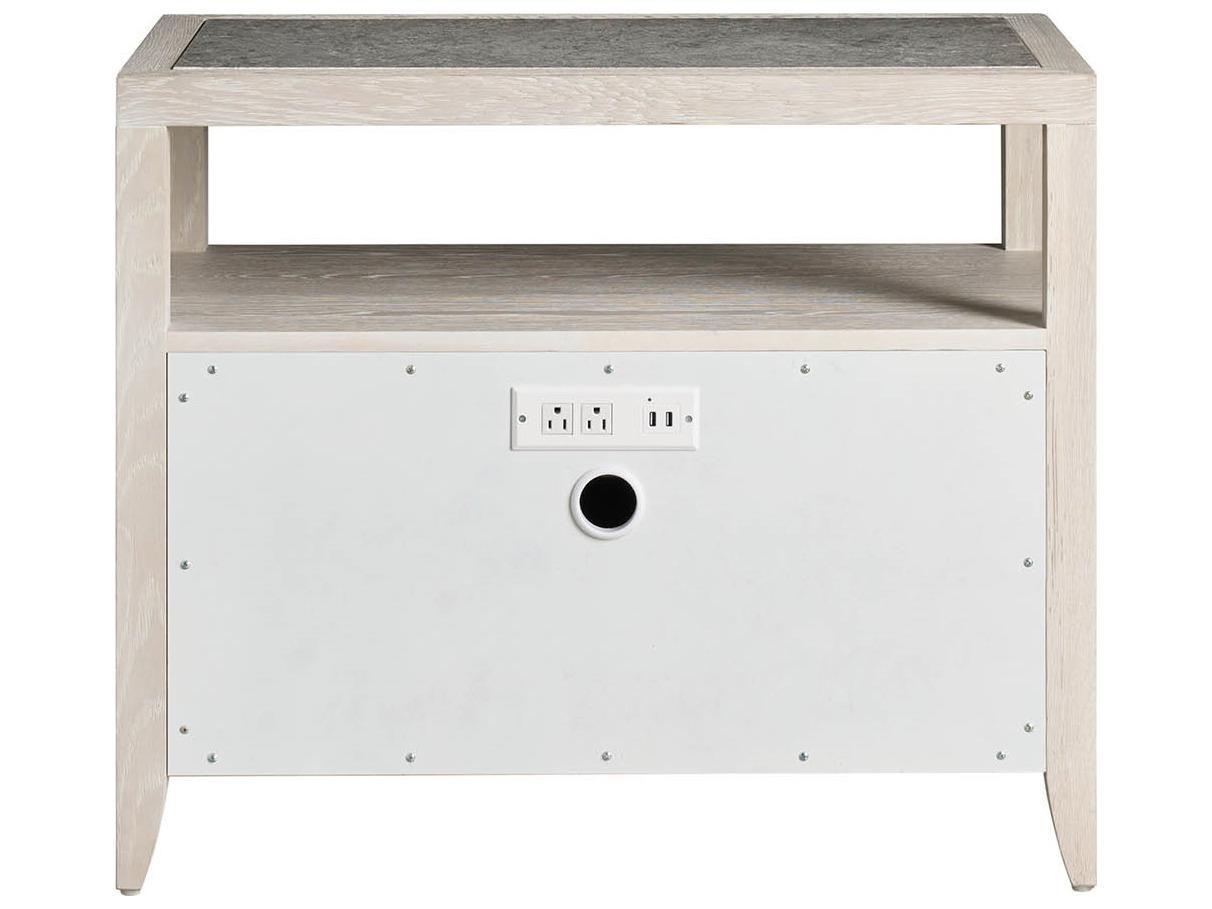 Universal Furniture Avaline 2-Drawers White Nightstand