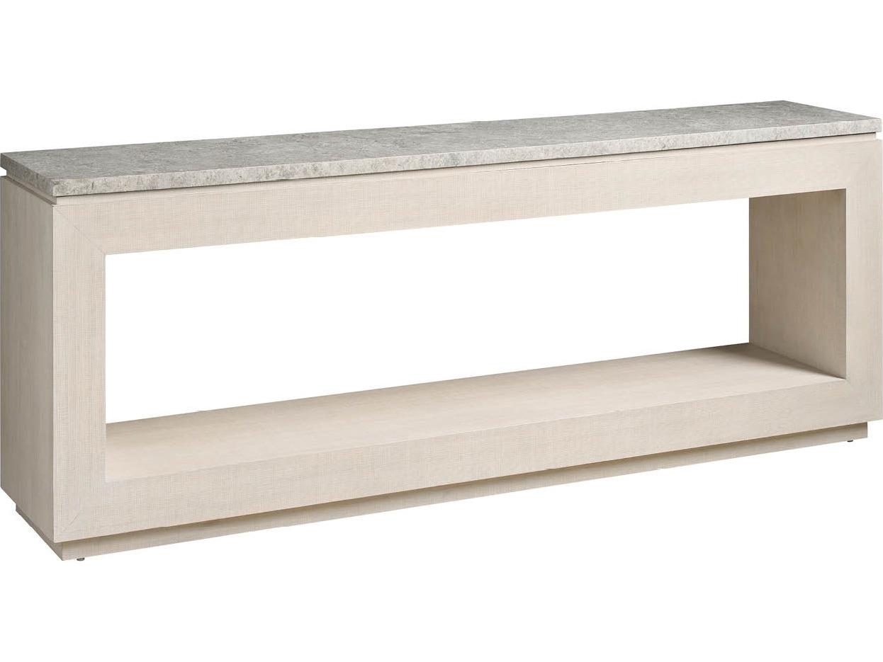 Universal Furniture Avaline Rectangular Stone Console Table