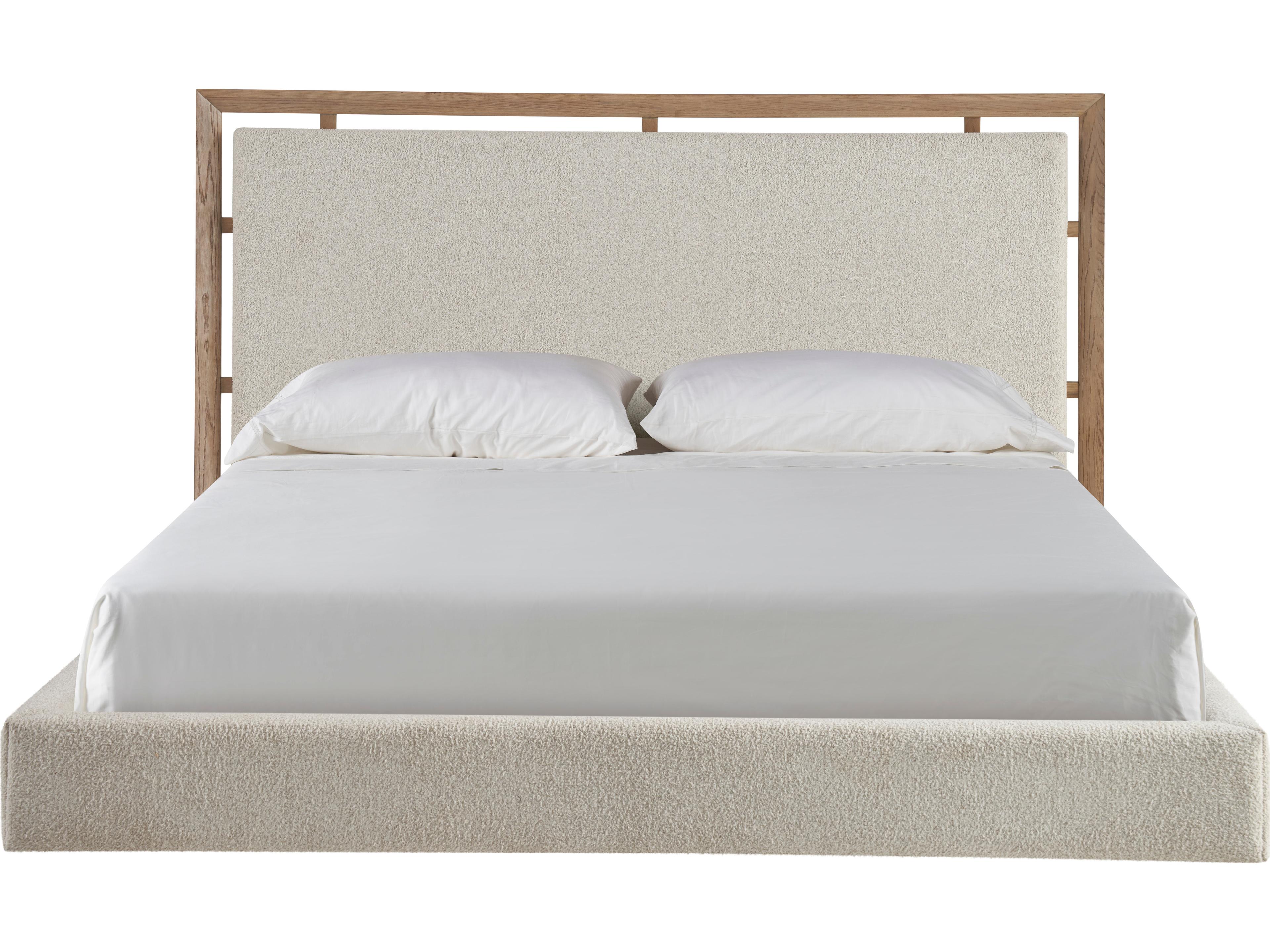 Universal Furniture Avaline Beige Upholstered Queen Panel Bed