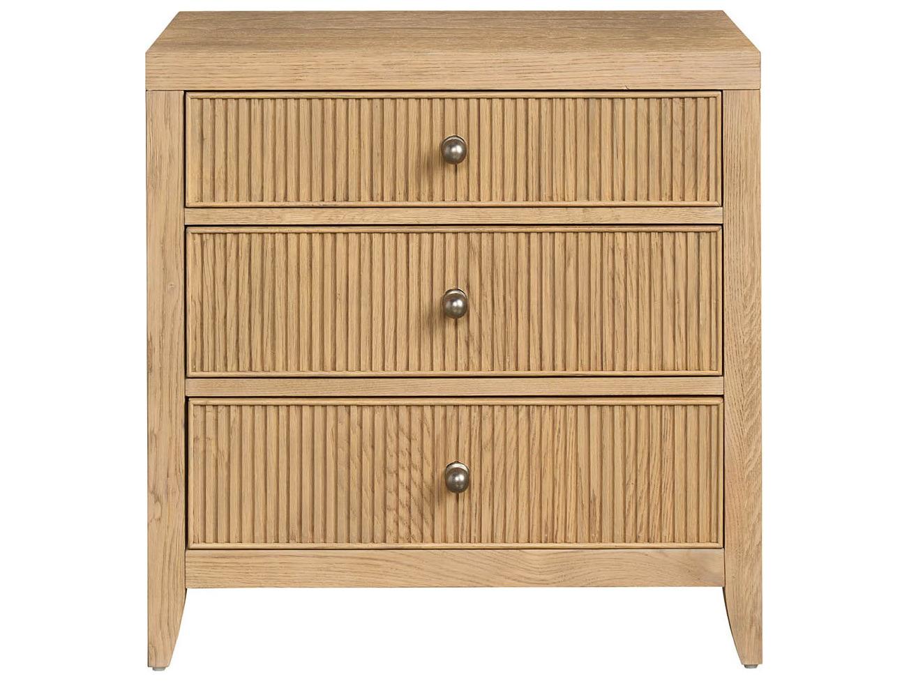 Universal Furniture Avaline 3-Drawers Natural Nightstand