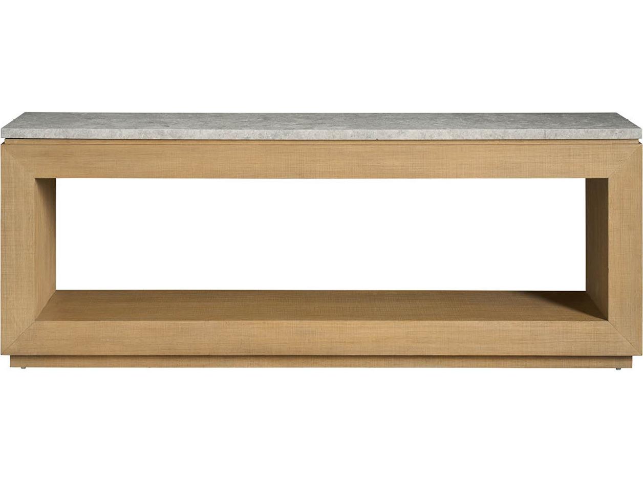 Universal Furniture Avaline Rectangular Stone Console Table