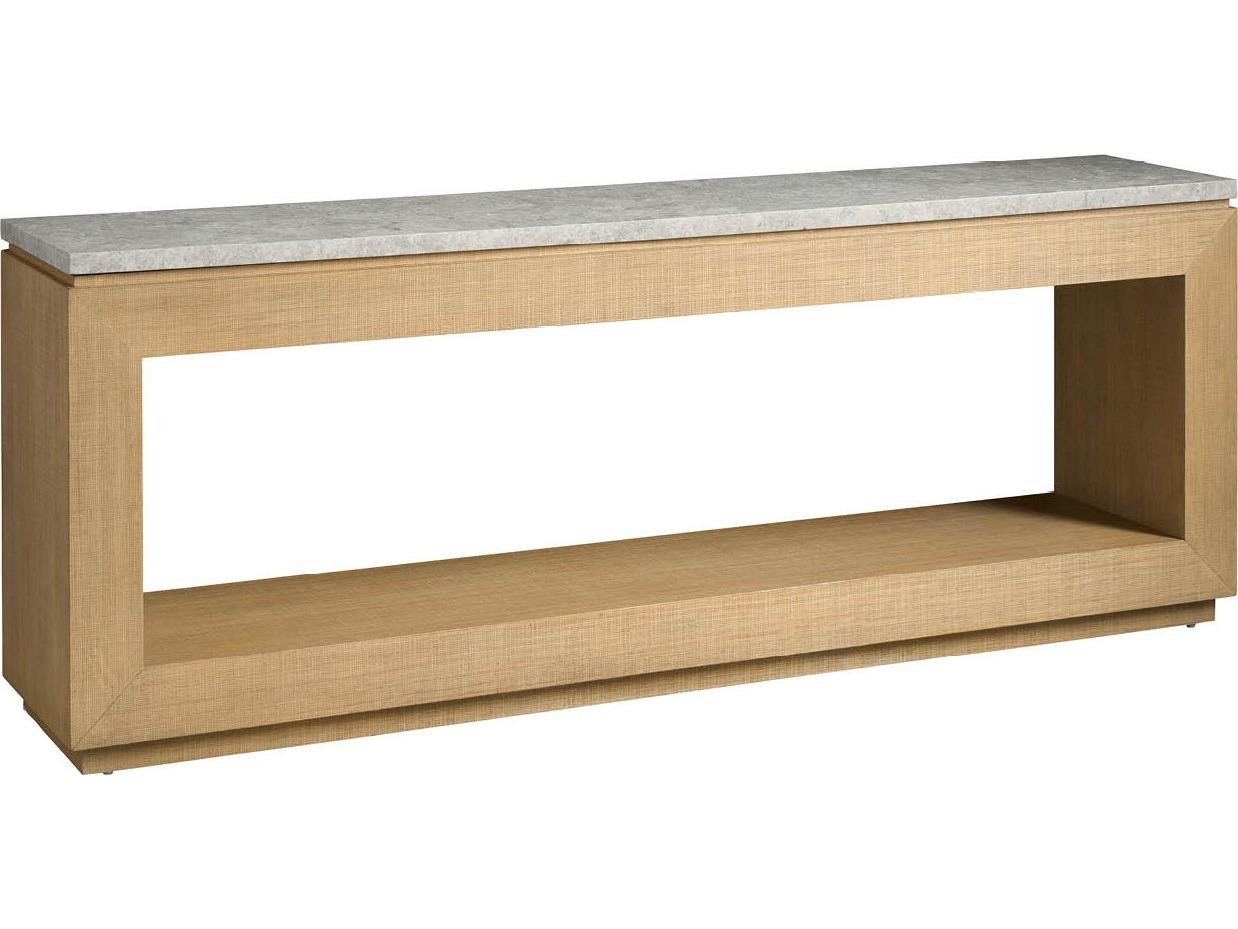 Universal Furniture Avaline Rectangular Stone Console Table
