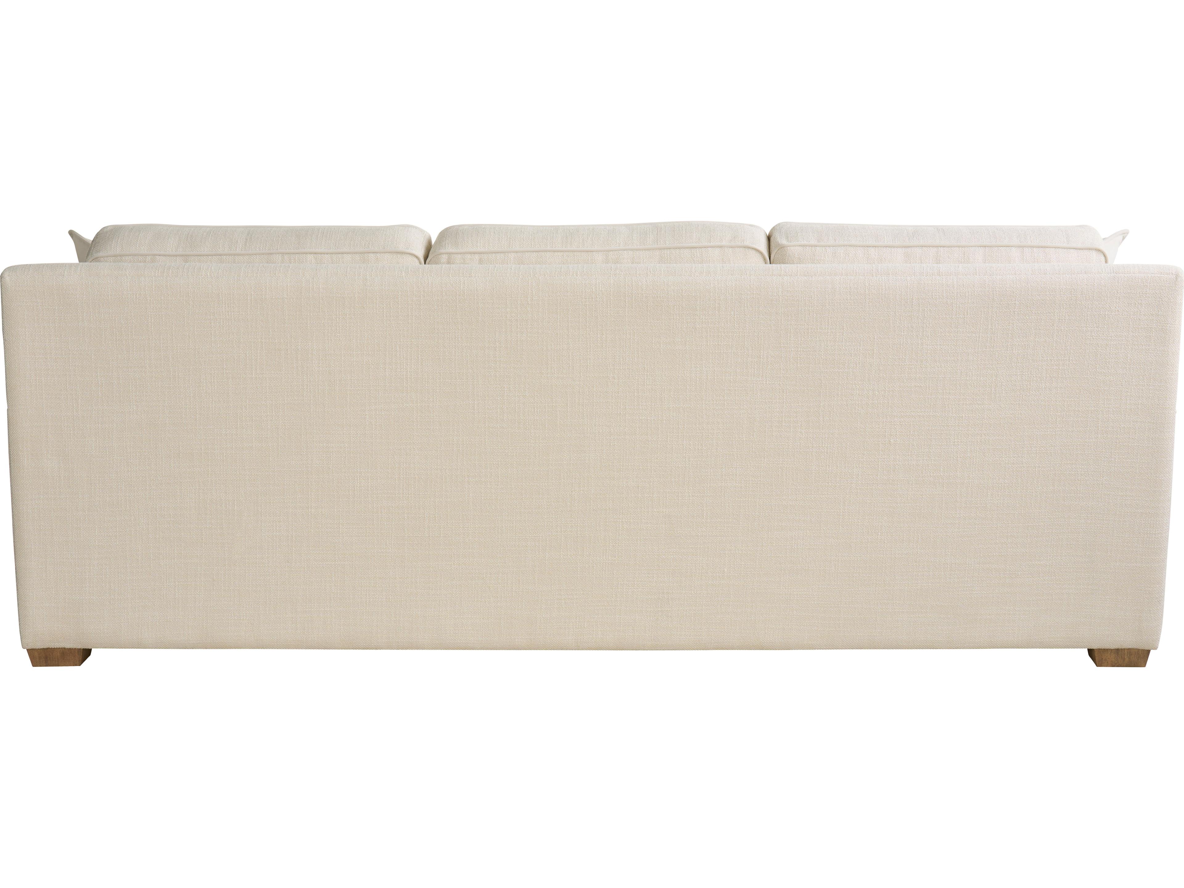Universal Furniture Leah Brown Beige Upholstered Sofa