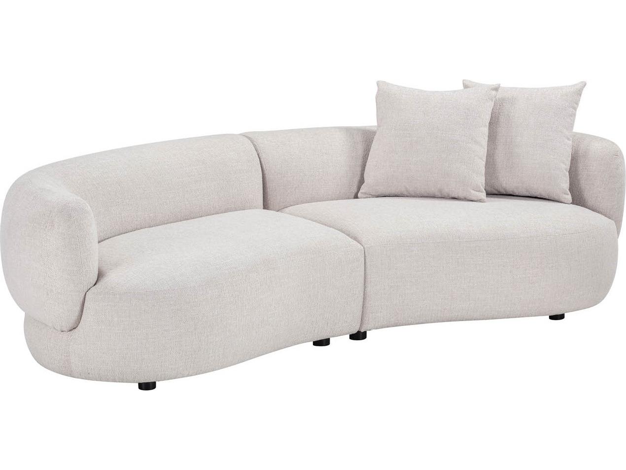 Universal Furniture Mavis Beige Upholstered Sofa