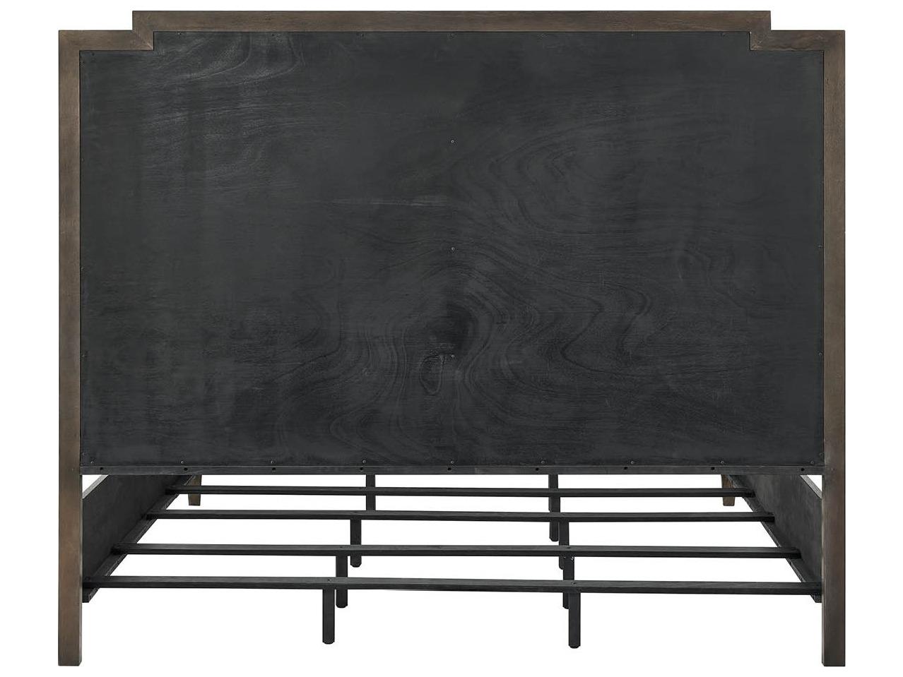Universal Furniture Montclair Cocoa Brown Upholstered Queen Panel Bed