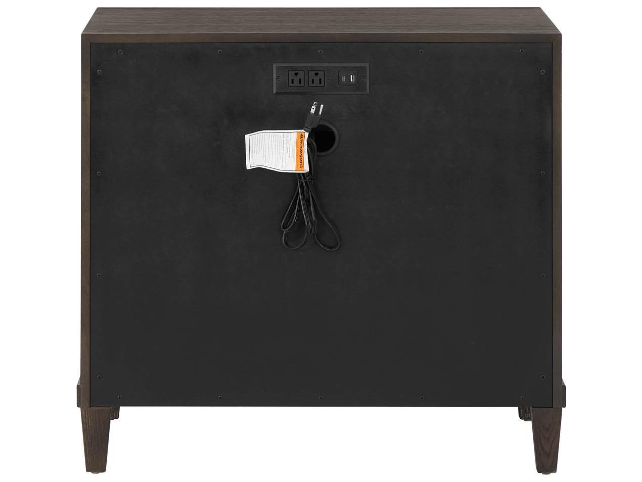 Universal Furniture Montclair 3-Drawers Brown Nightstand